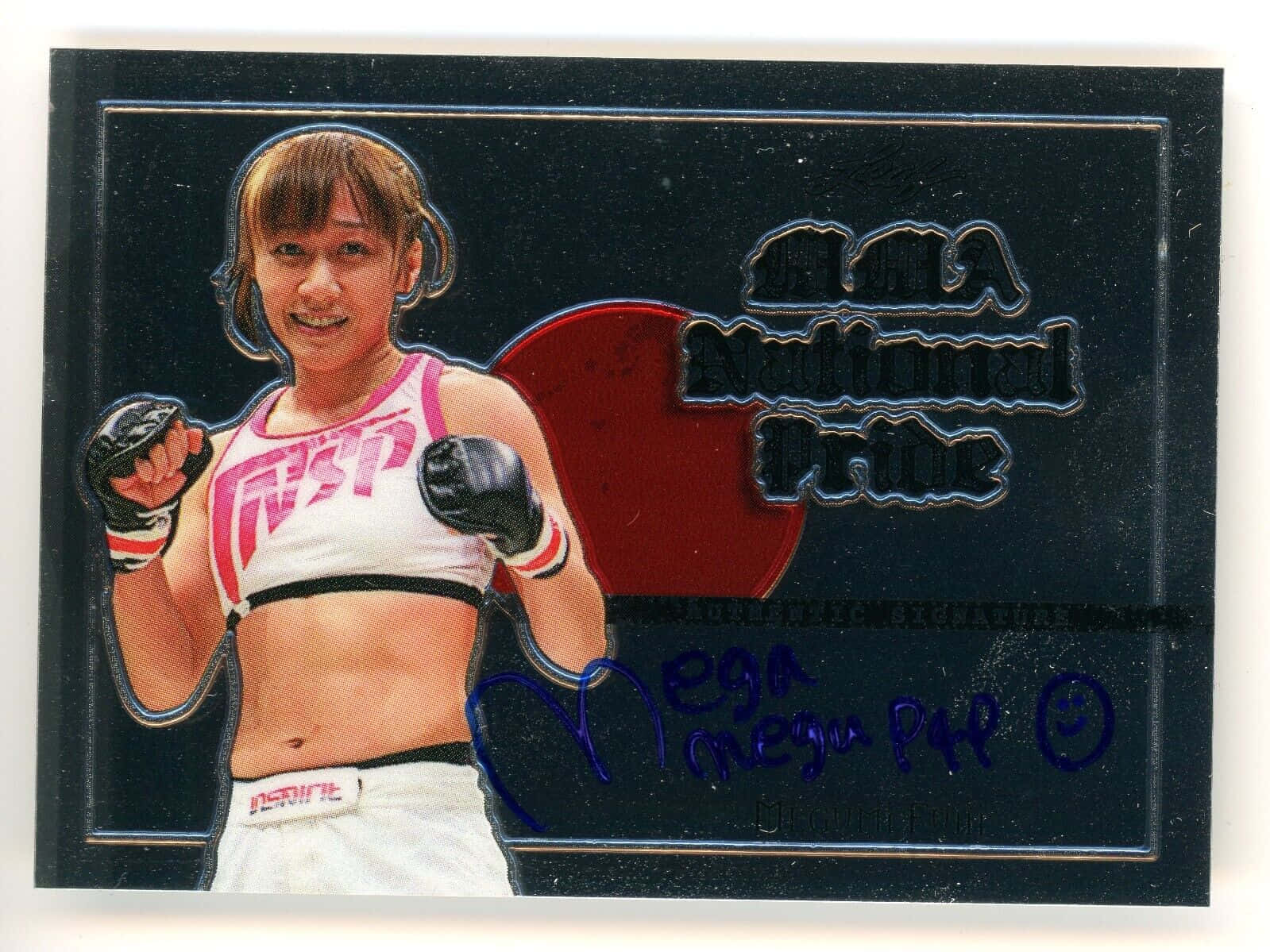 Autographed Photo Of Megumi Fujii Background