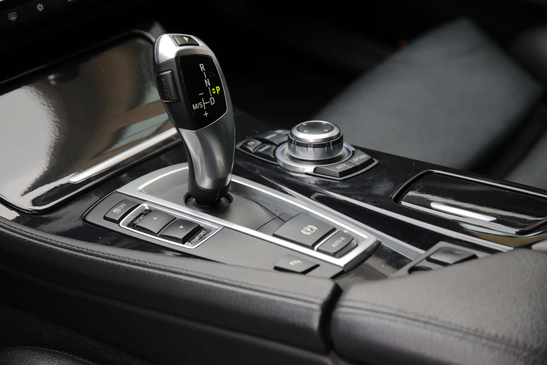 Automatic Car Gearstick Background