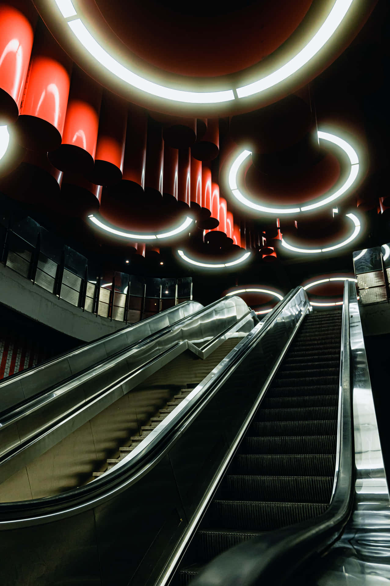 Automatic Escalator Background