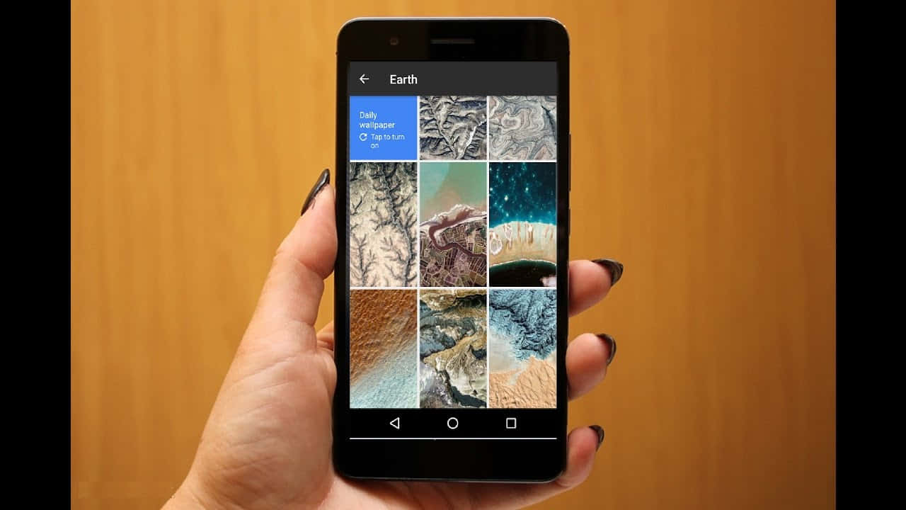 Automatic Phone Screen Background Collection Background