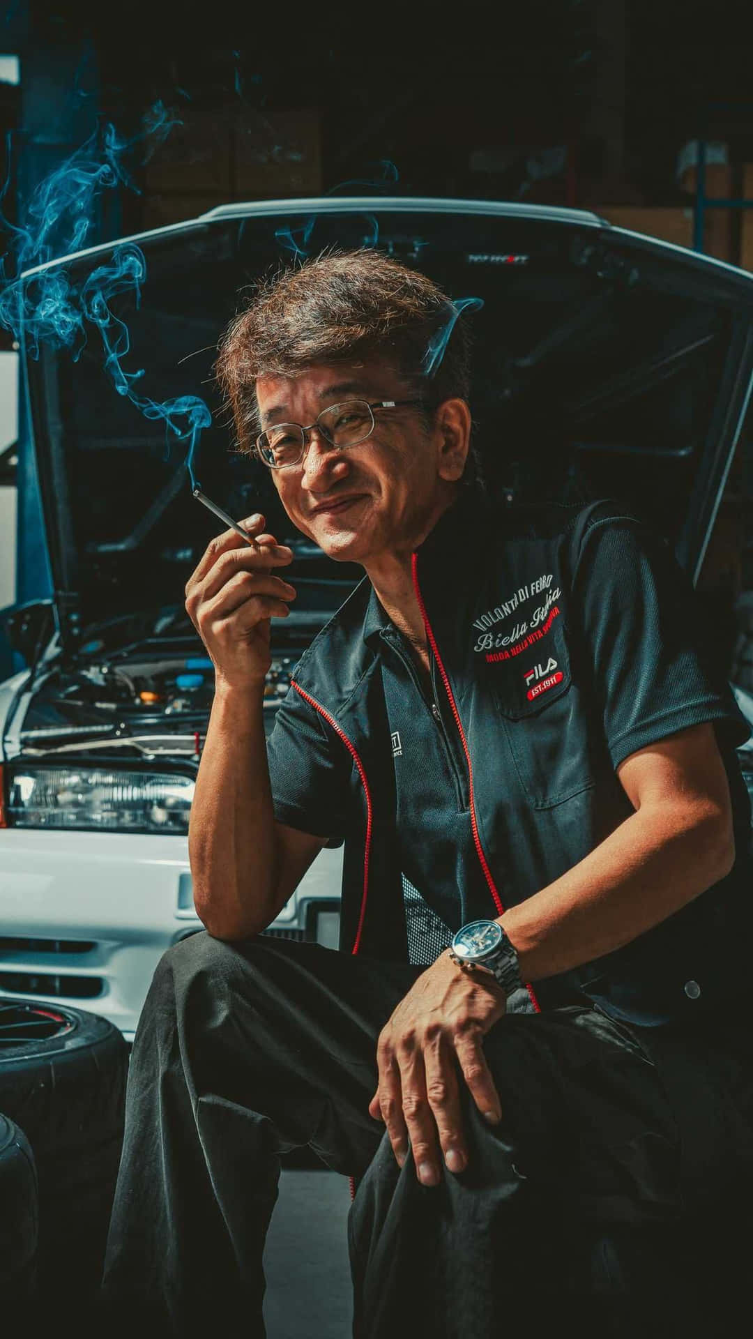 Automotive Innovator Smokey Nagata Background