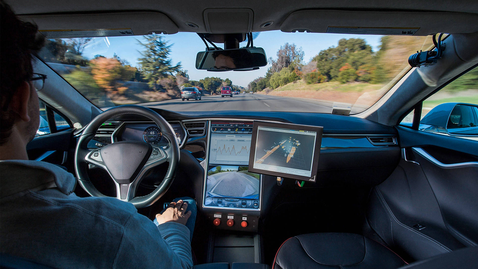 Autonomous Car Dashboard View.jpg Background