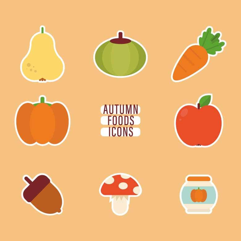 Autumn Aesthetic Stickers Background