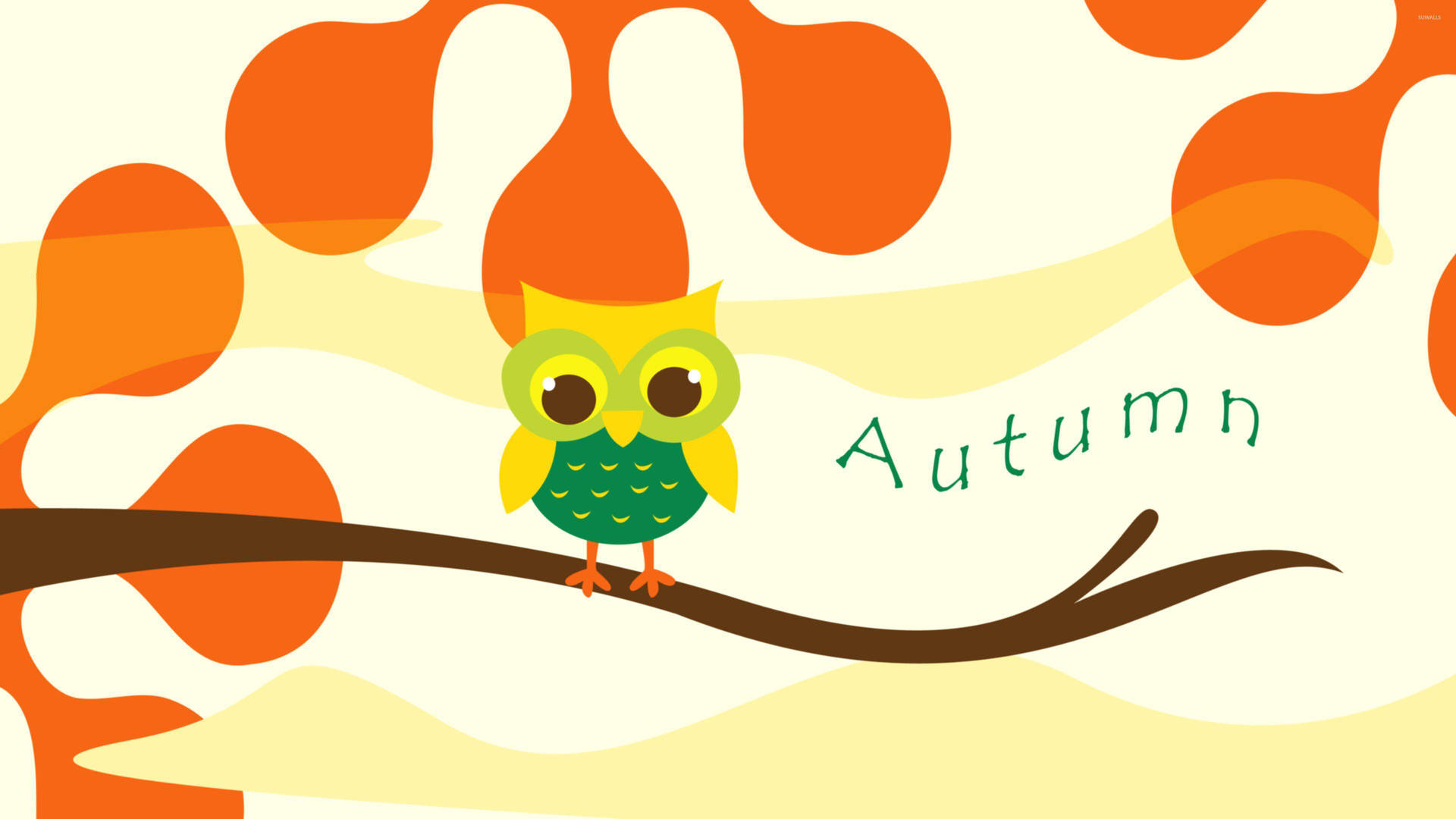Autumn Cute Owl