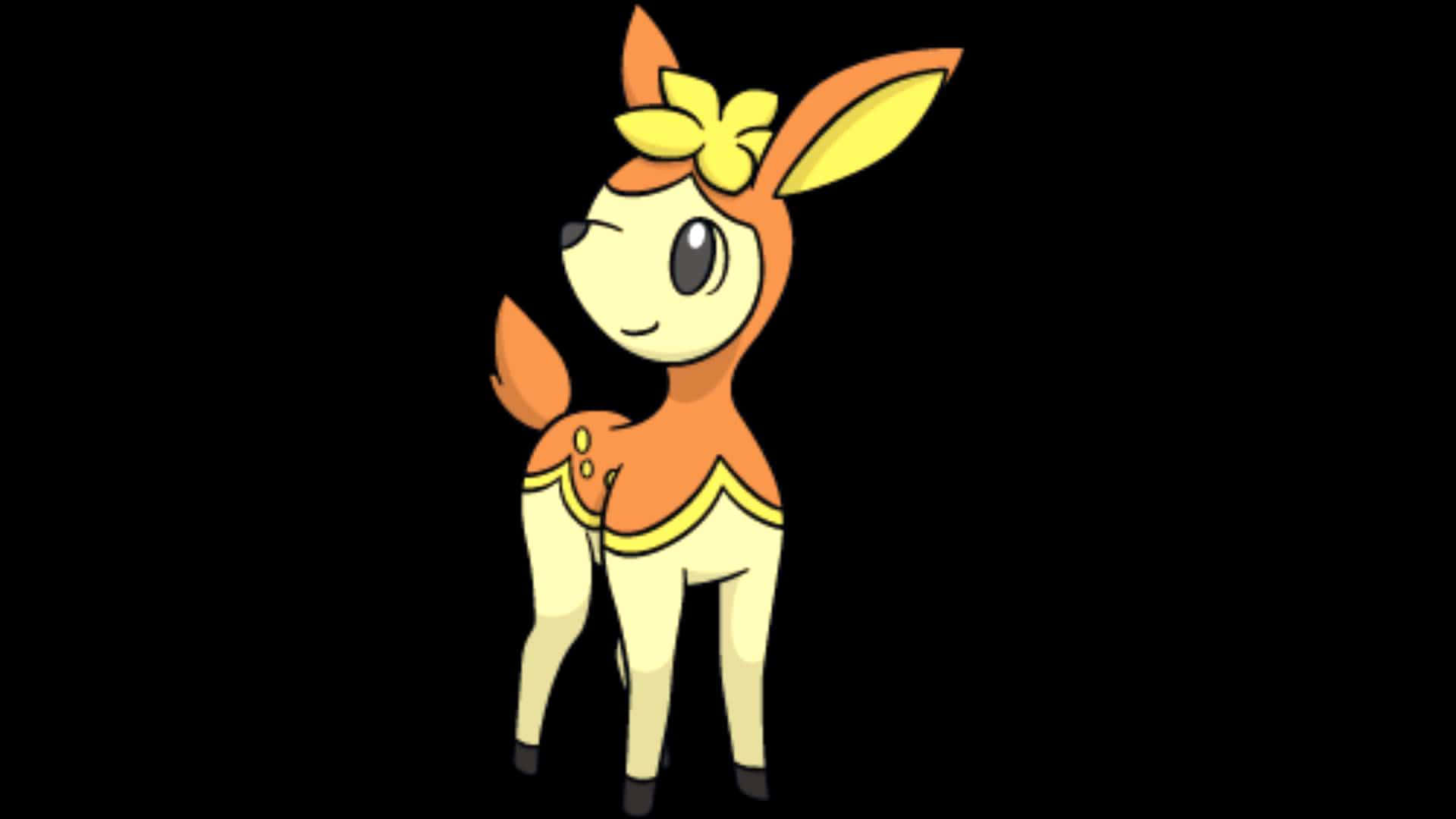 Autumn Form Deerling Pokemon Background