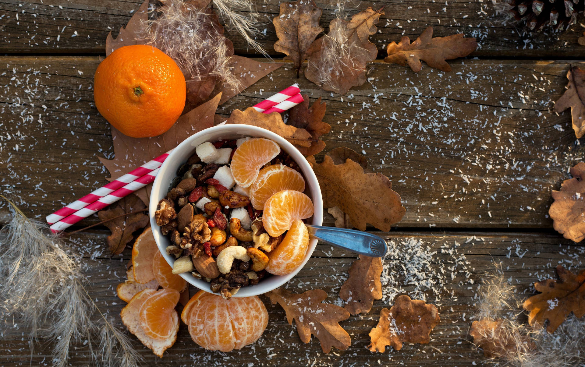 Autumn Health Snack Clementine Citrus Fruits