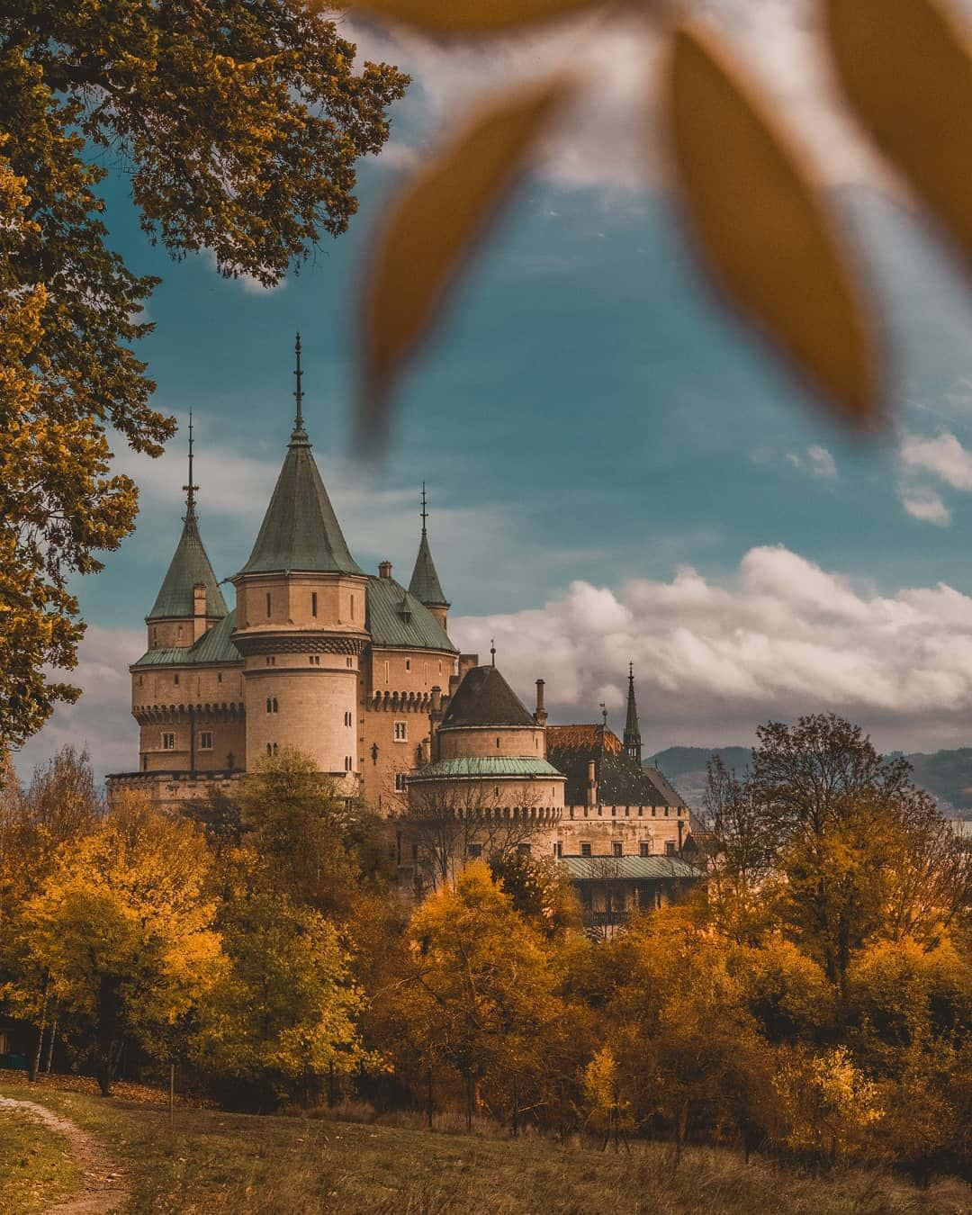 Autumn-hued Bojnice Castle Phone