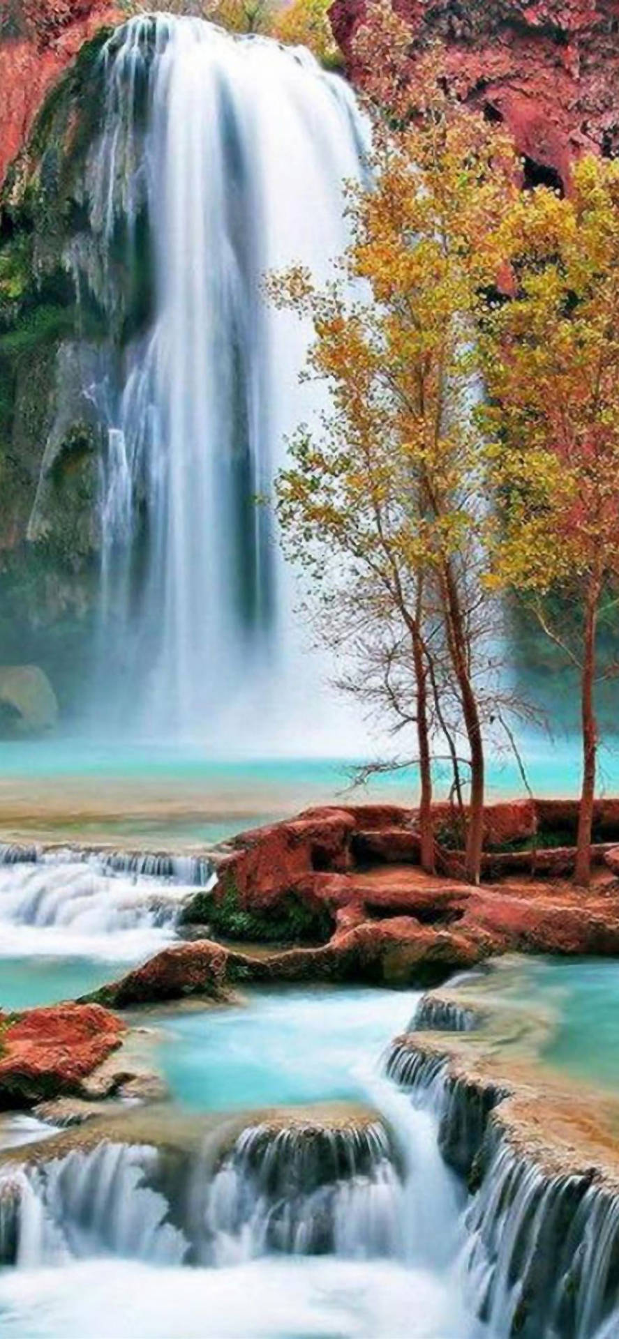 Autumn Iphone Havasu Falls Landscape