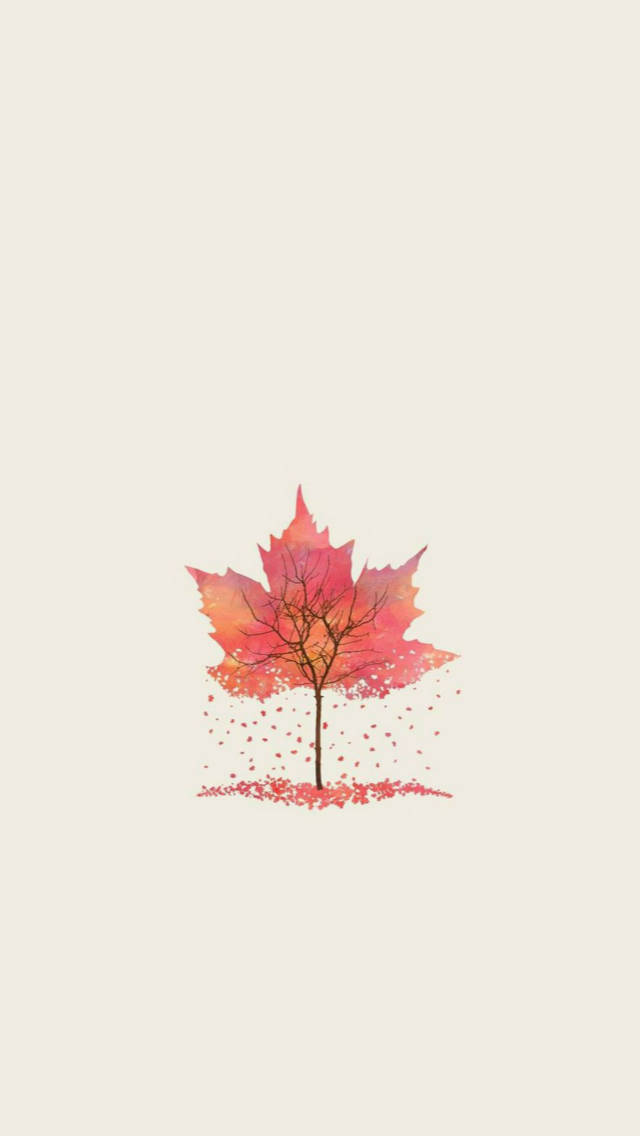 Autumn Iphone Leaf Illustration