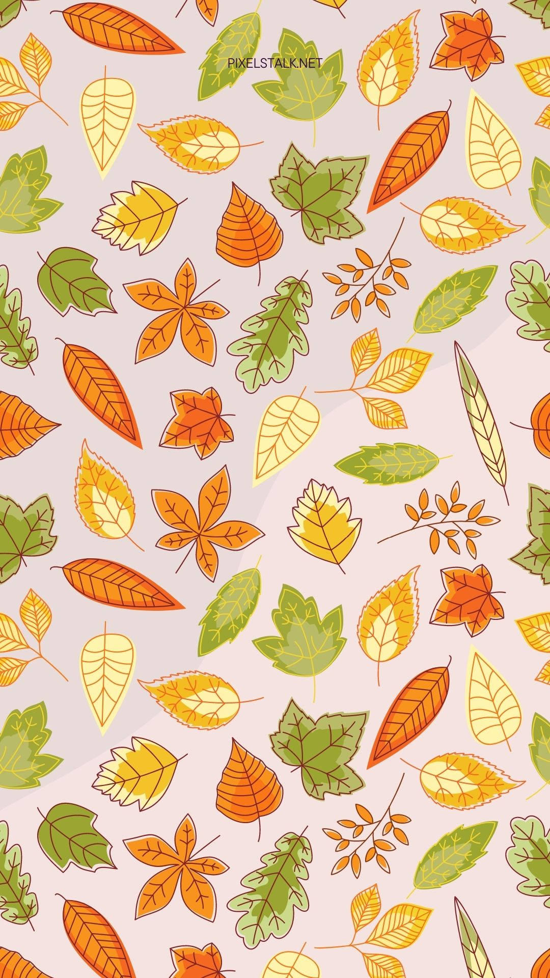 Autumn Leaves Girly Iphone Background