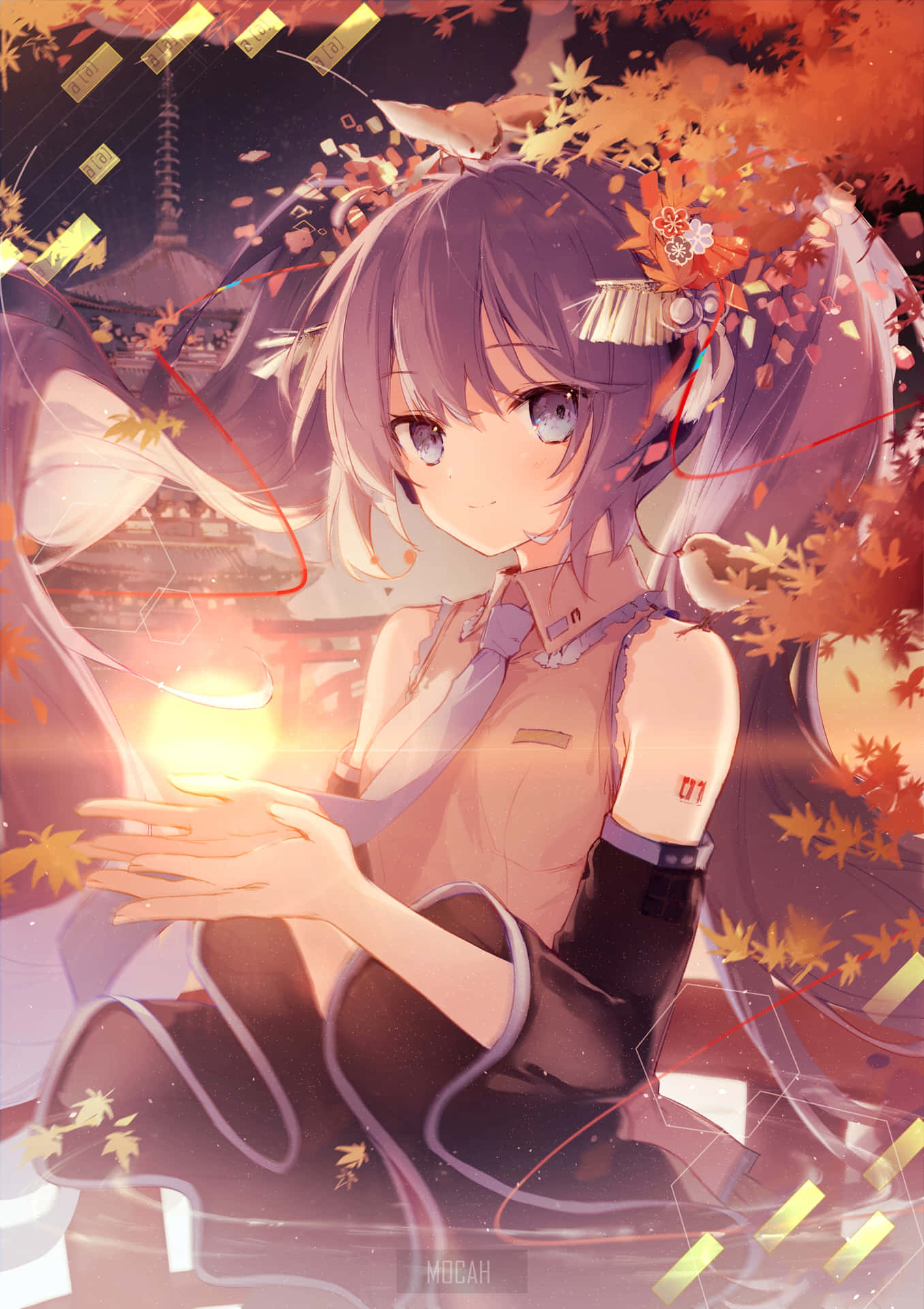 Autumn Magic Anime Girl