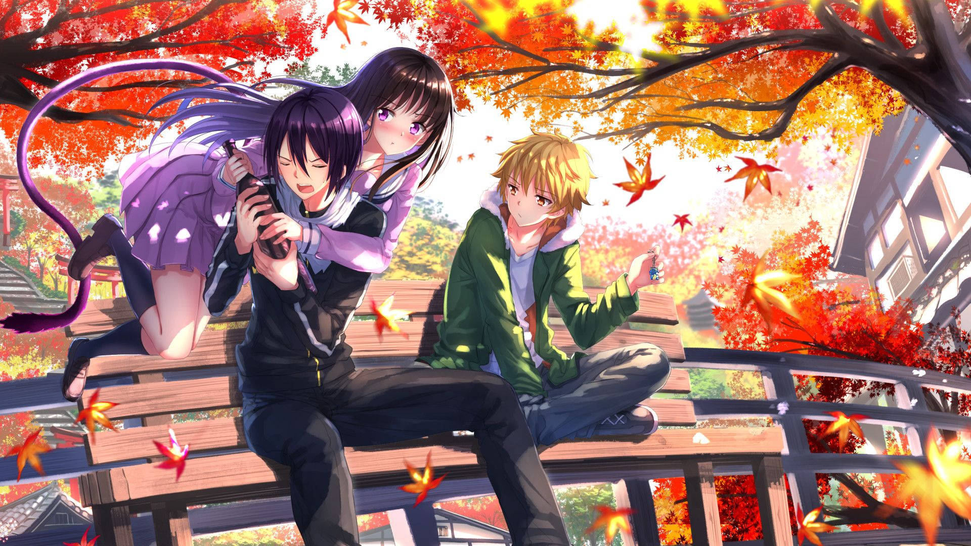 Autumn Noragami Artwork Background