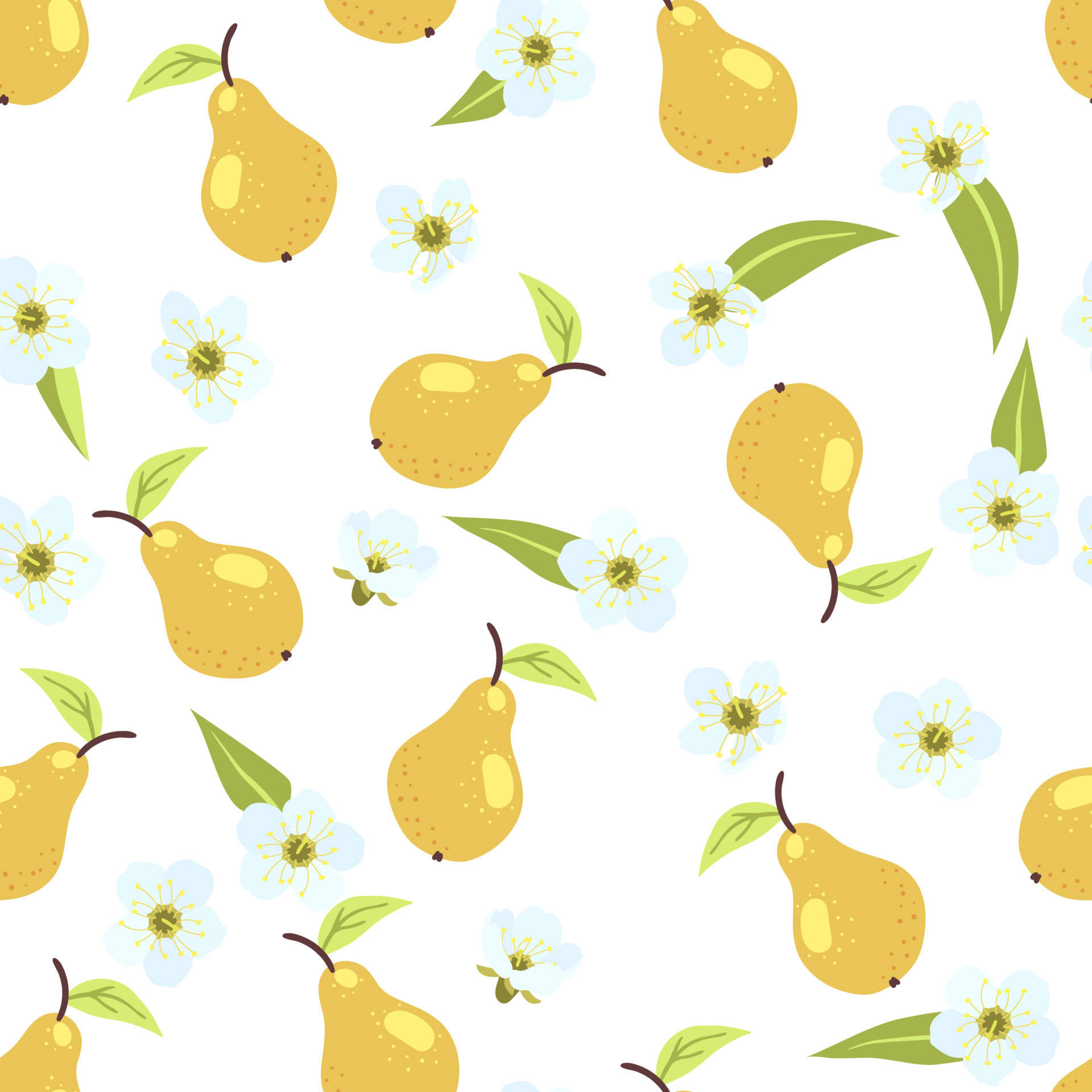 Autumn Pear Pattern