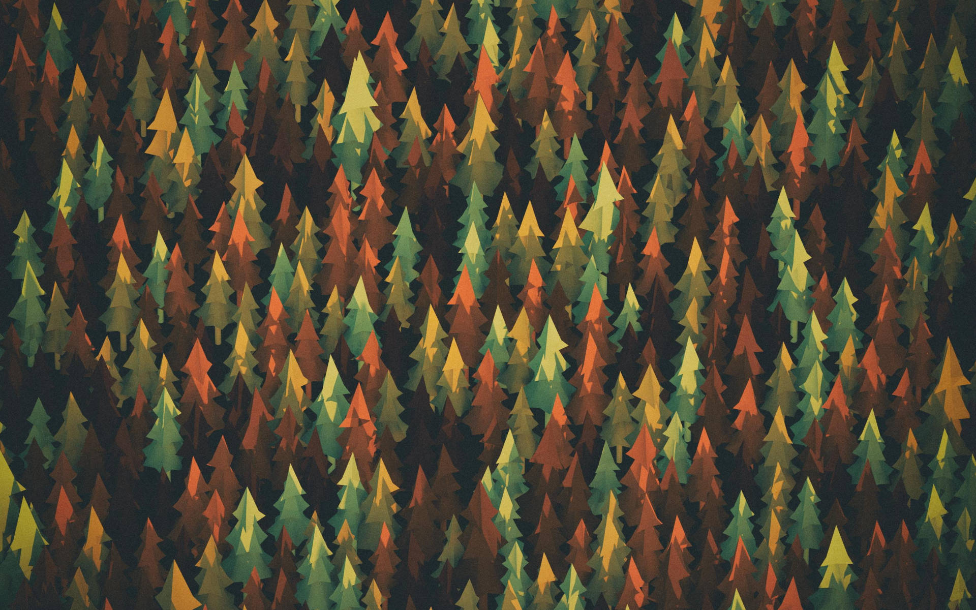 Autumn Pine Trees Android Material Design Background