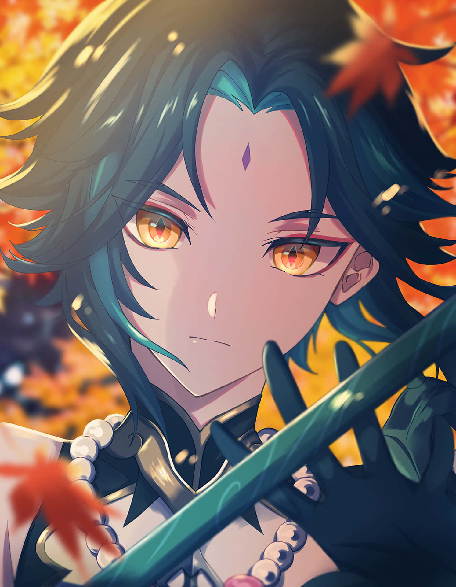 Autumn Xiao Pfp Background
