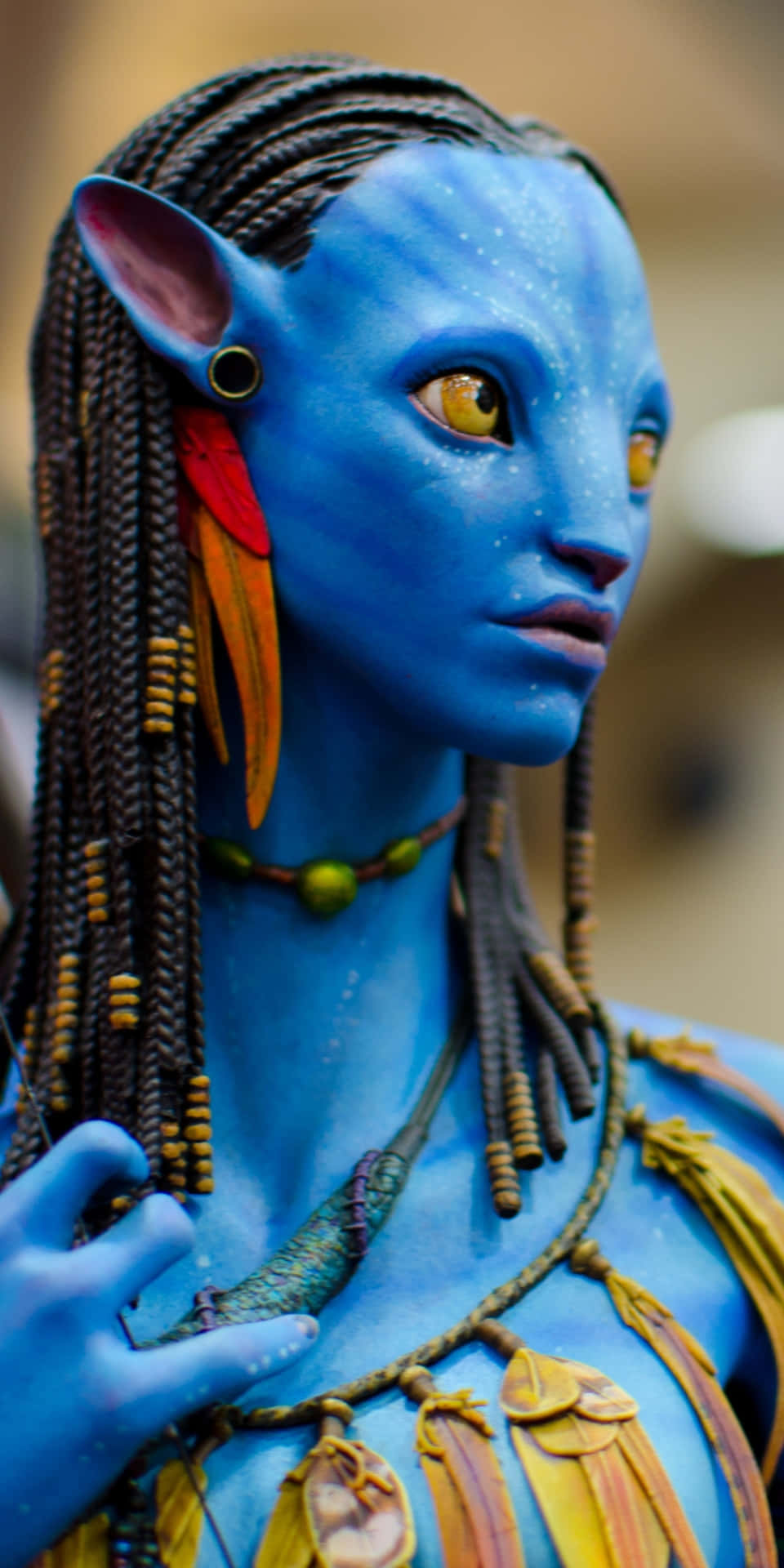 Avatar Cosplay Portrait Background