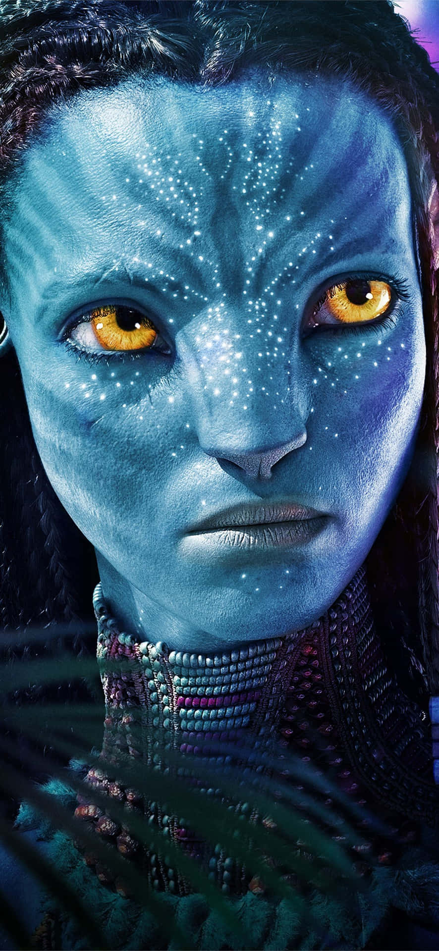 Avatar Movie Character Close Up Background