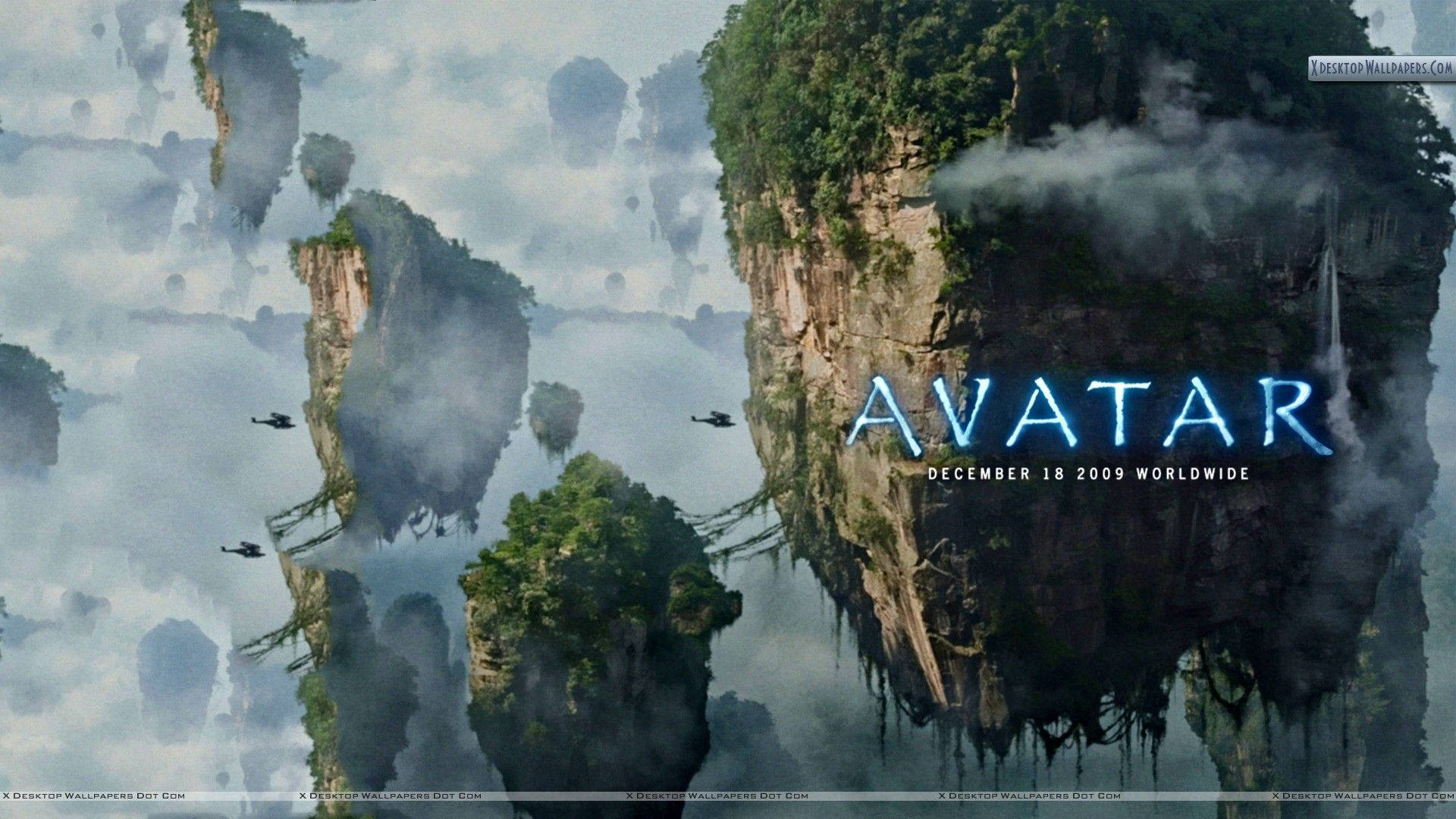Avatar Movie Poster With Floating Island