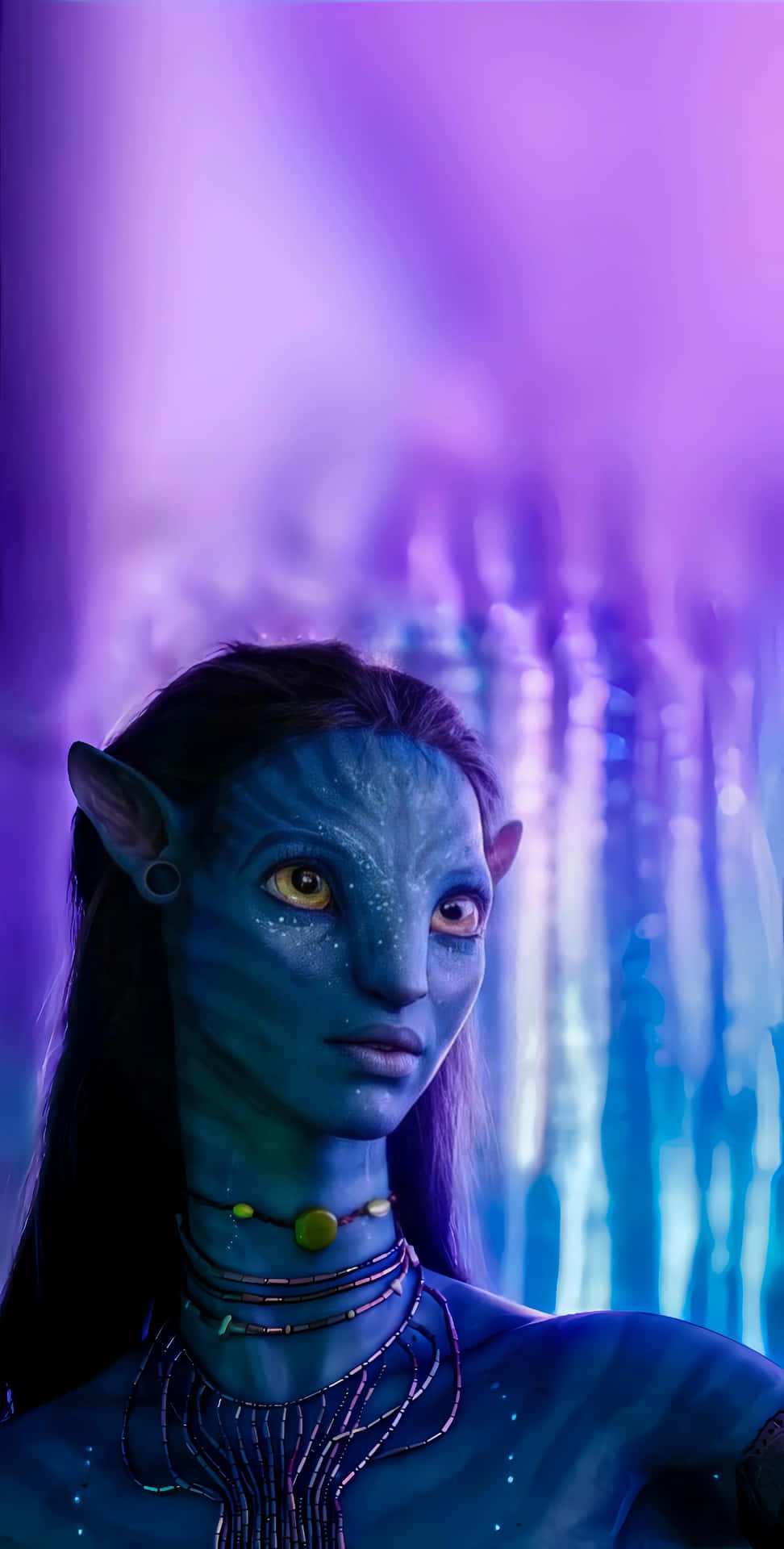 Avatar Na'vi Portrait Pandora Forest Backdrop Background