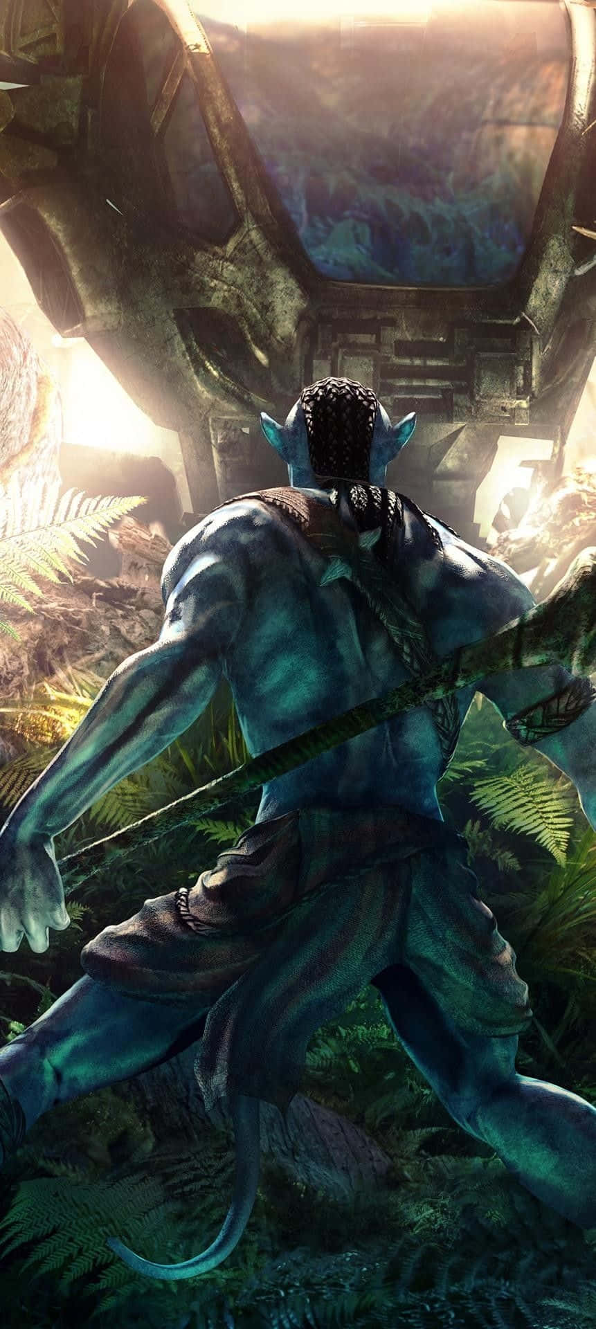Avatar Na'vi Warrior Backdrop Background