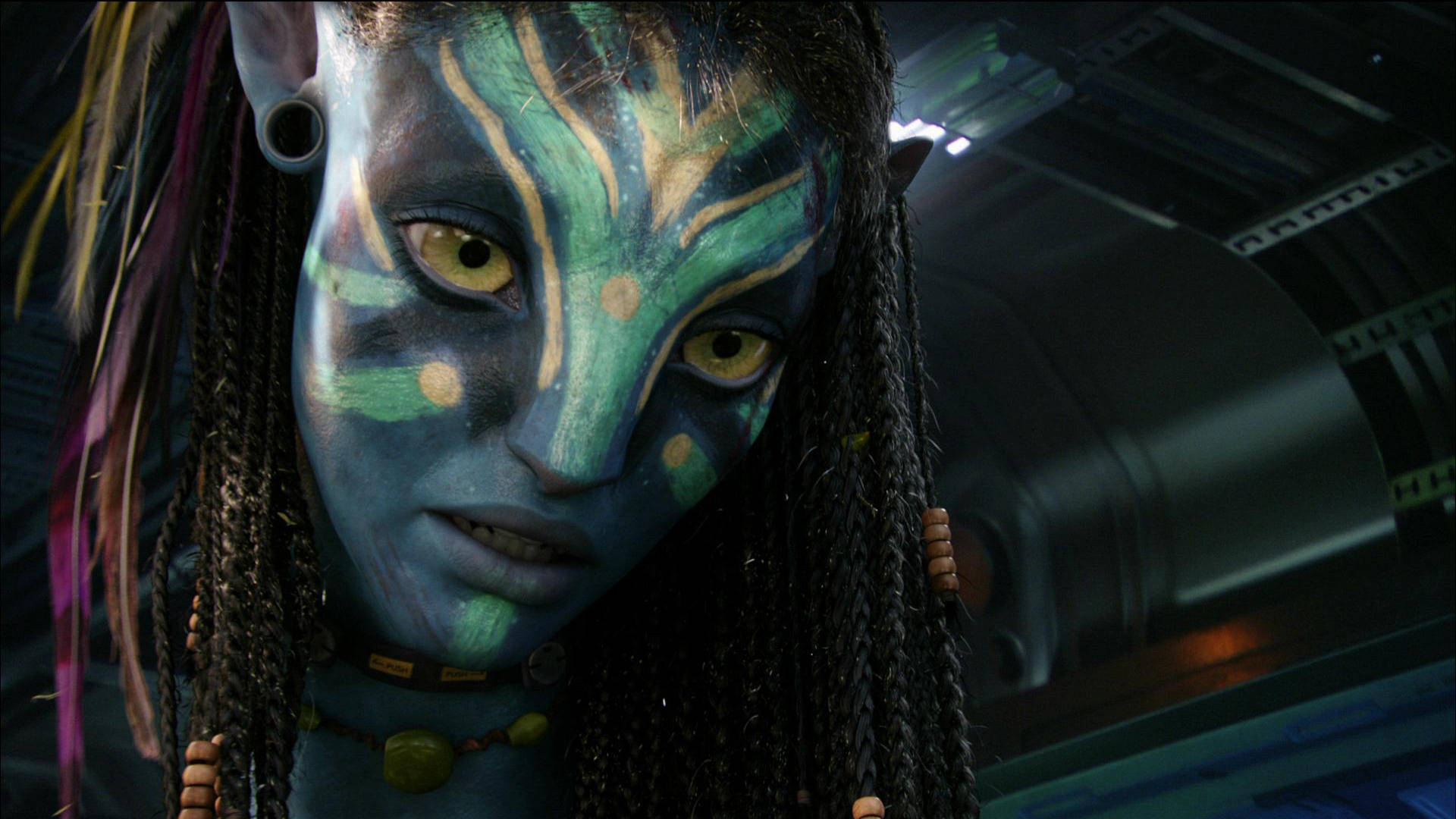 Avatar Neytiri In A Ship Hd Background