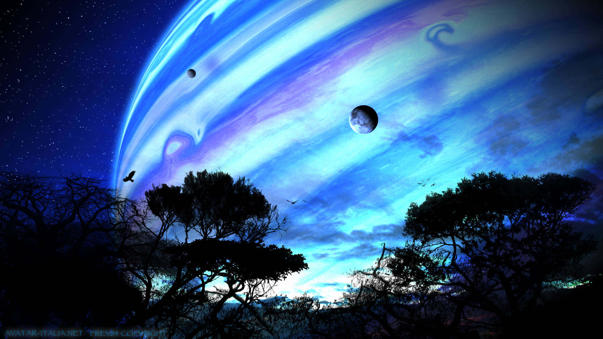 Avatar Pandora Blue Planets