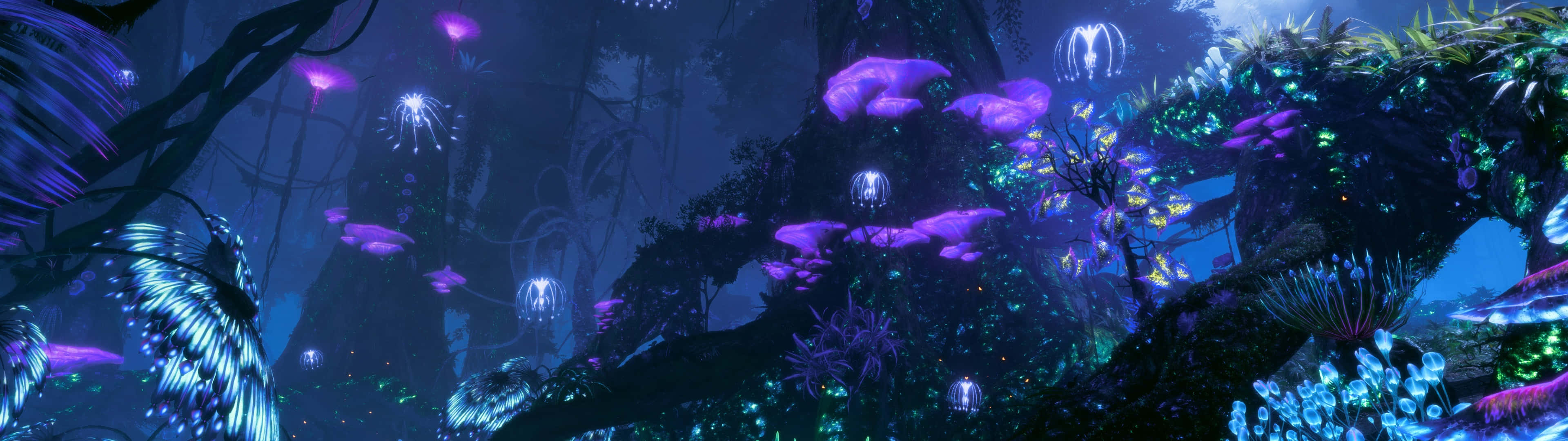 Avatar Pandora Colorful Plants And Purple Forest