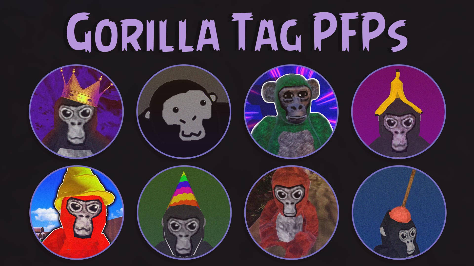 Avatars Gorilla Tag Pfp