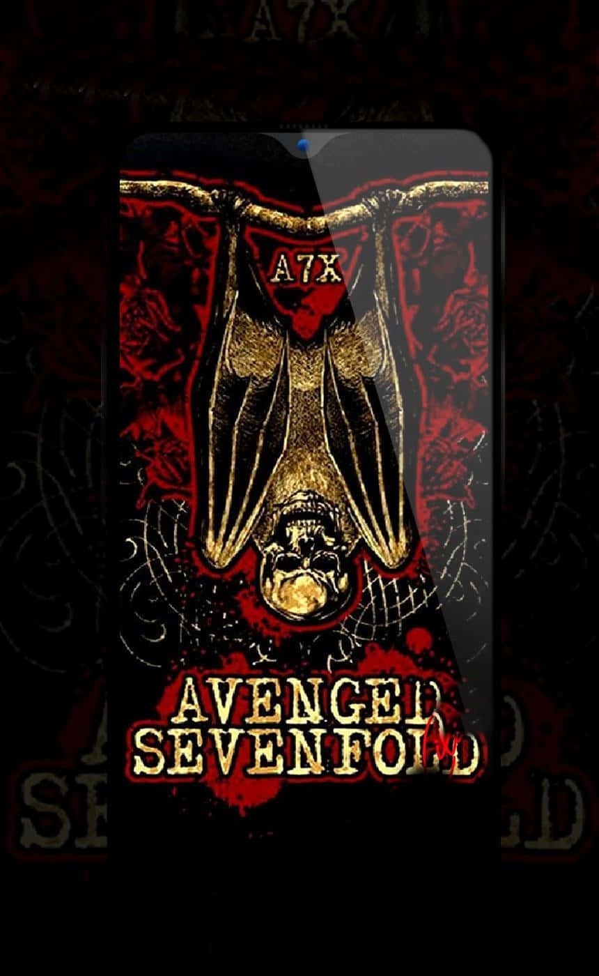 Avenged Sevenfold In Phone Screen Background