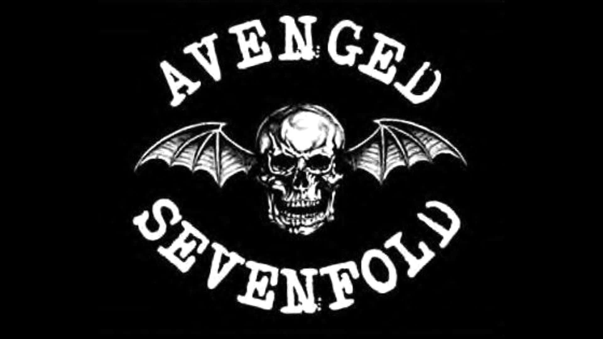 Avenged Sevenfold With Flying Skull Background