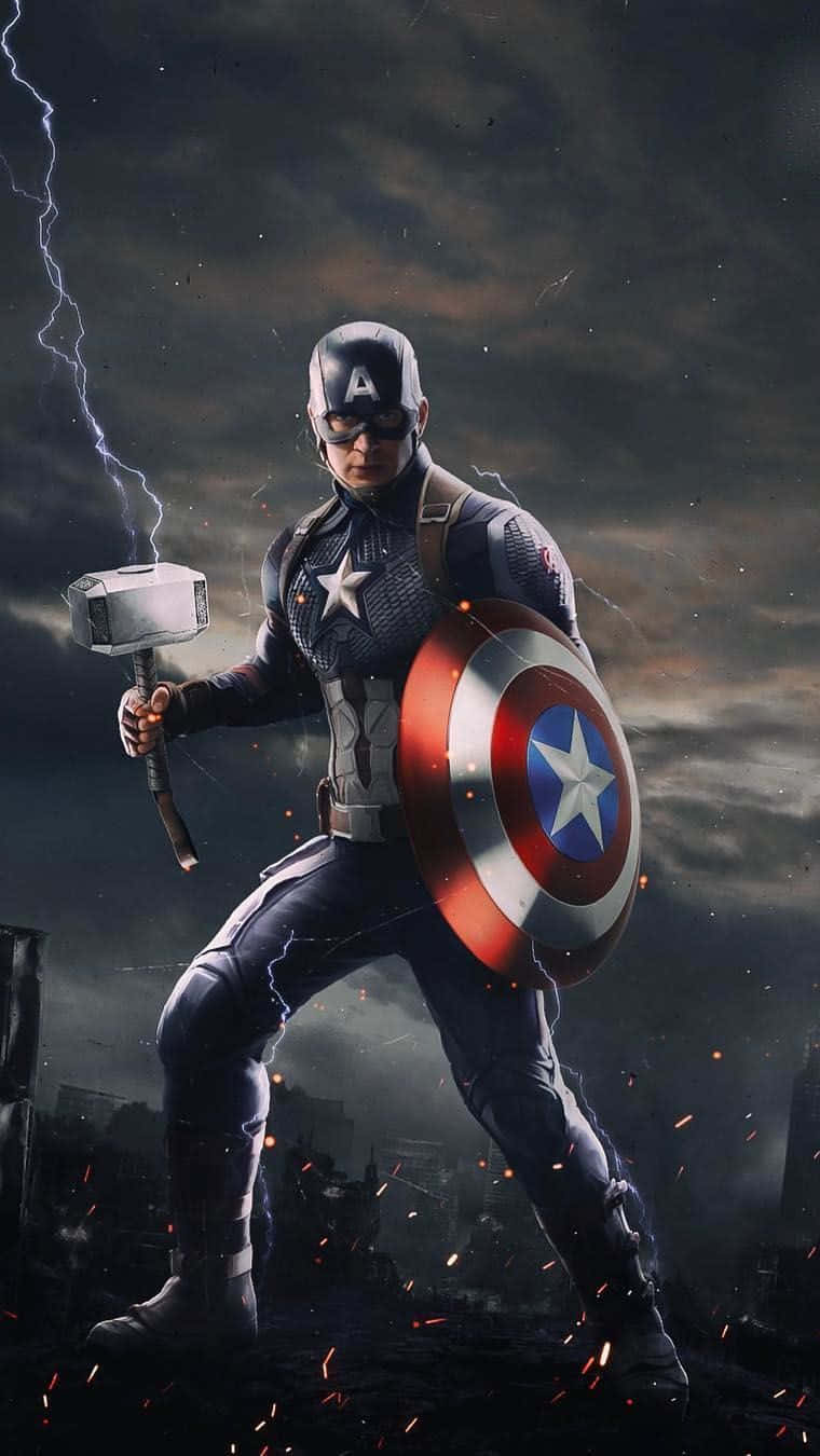 Avenger Captain America Worthy Background
