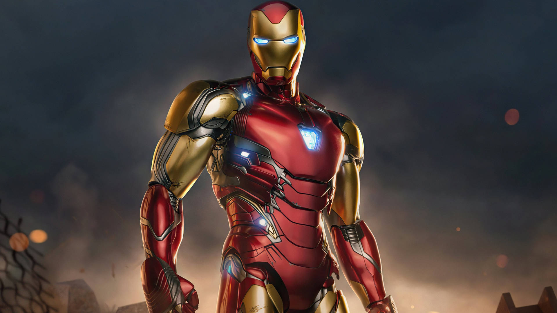 Avenger Endgame Iron Man Superhero Background