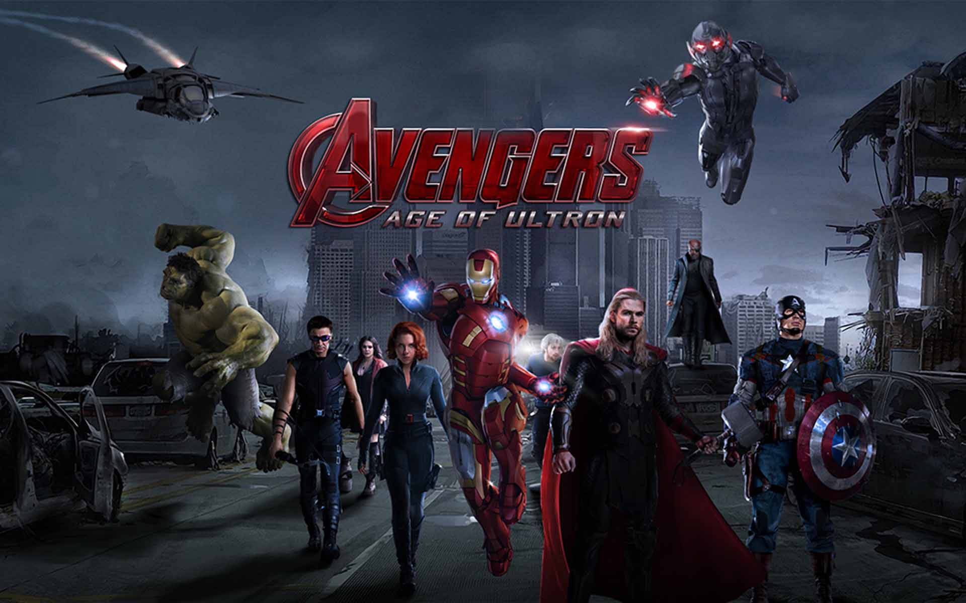 Avengers Age Of Ultron Film Background