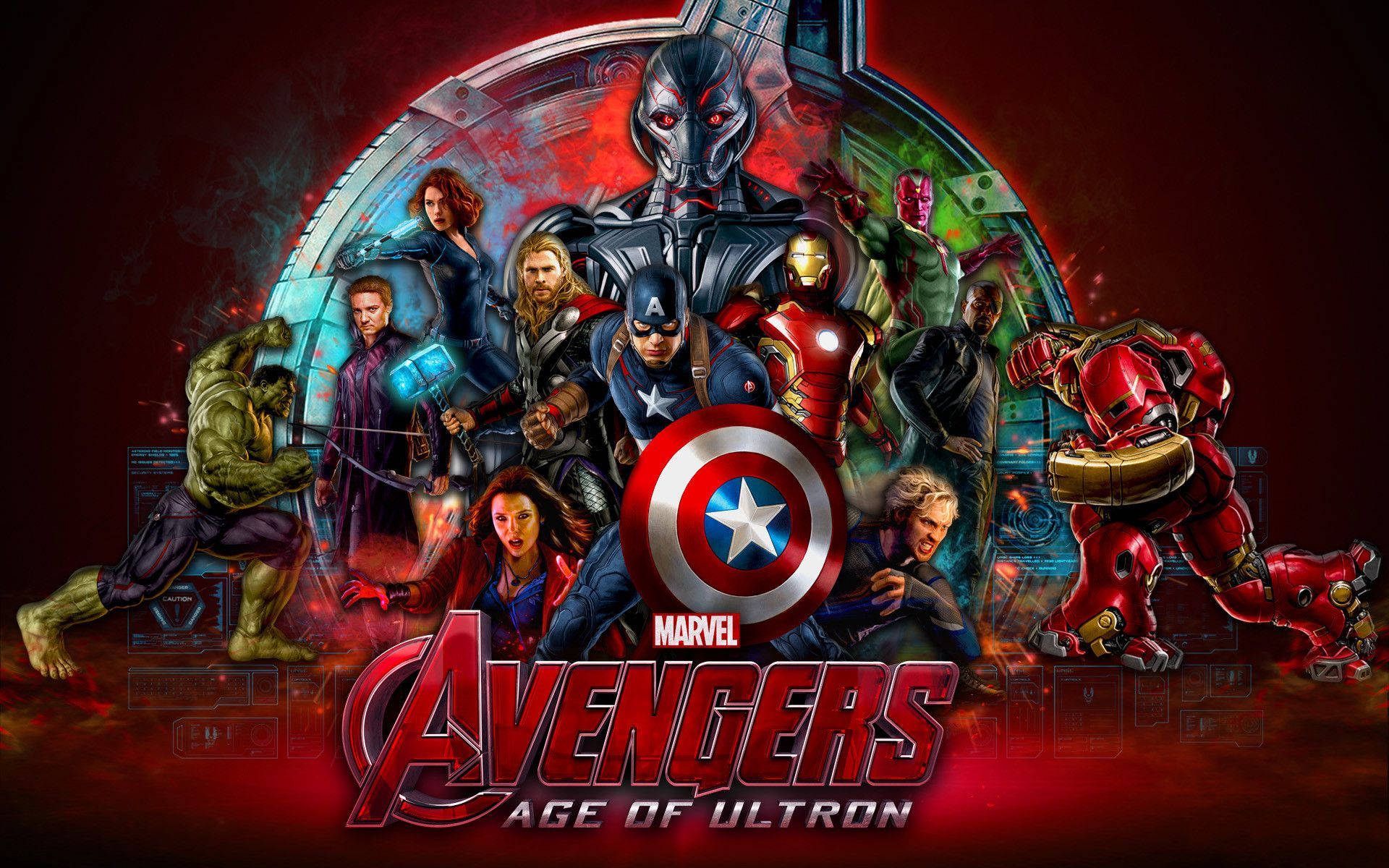 Avengers Age Of Ultron Official Poster Desktop Background