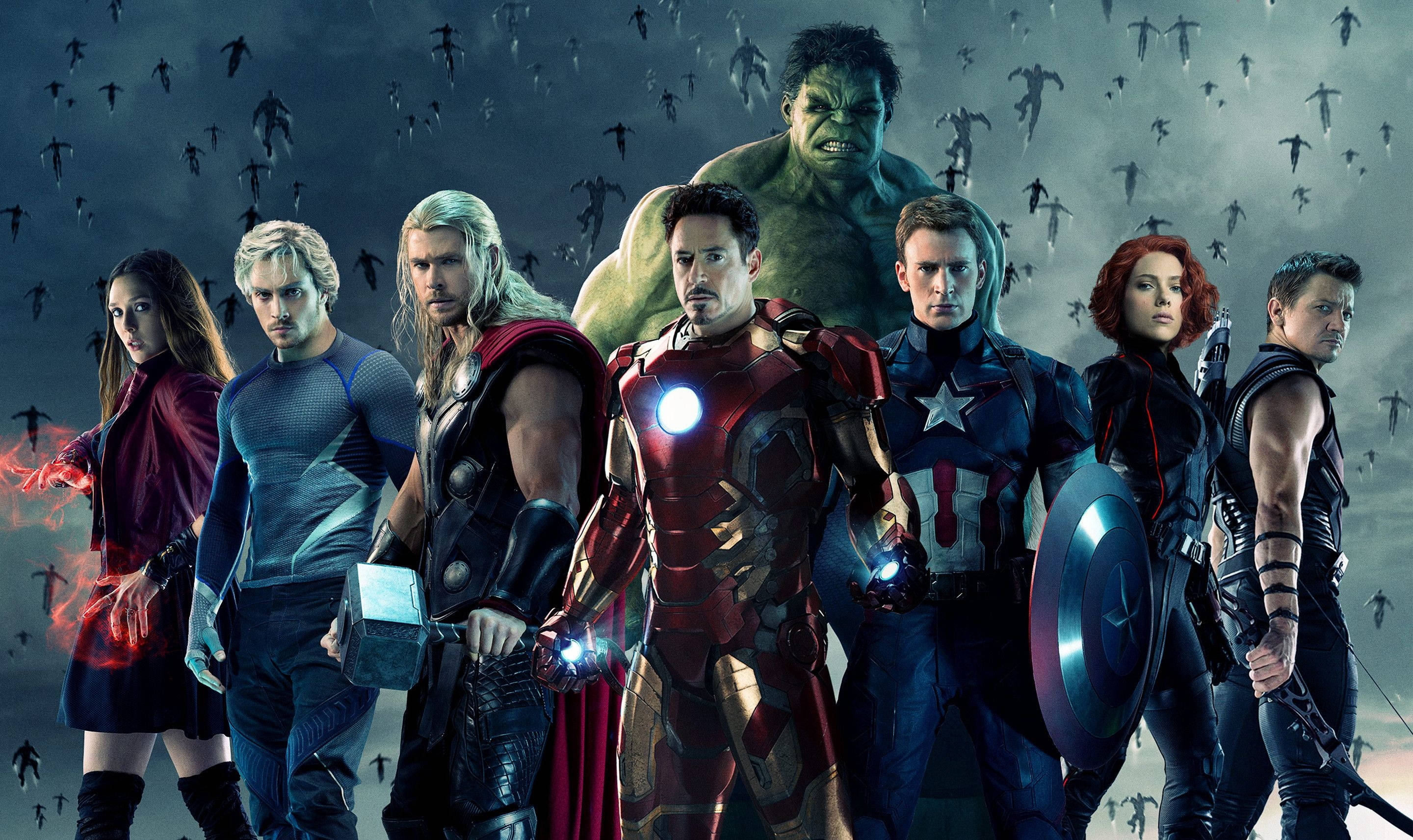 Avengers Age Of Ultron Superheroes Desktop Background