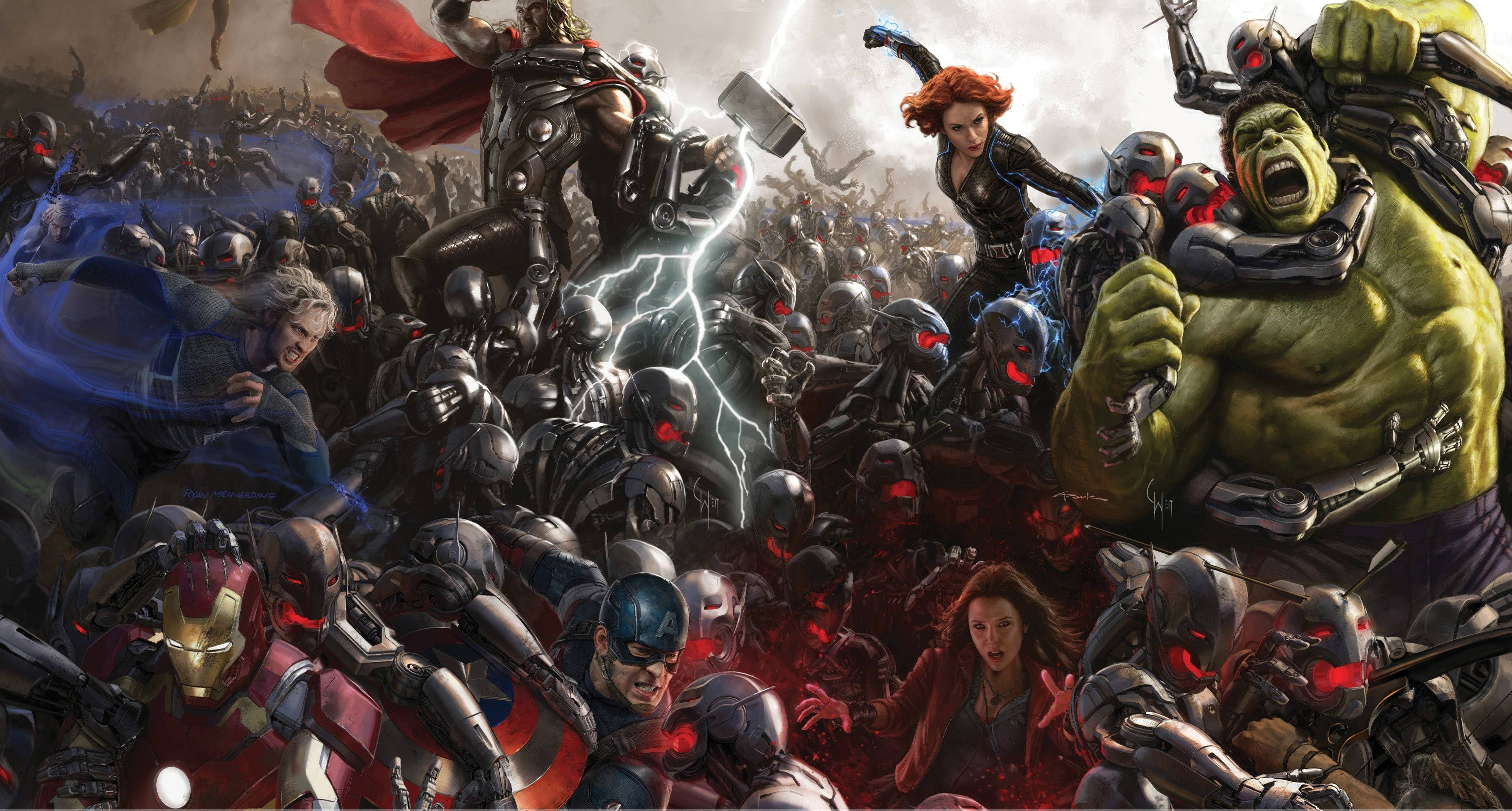 Avengers Age Of Ultron War Desktop