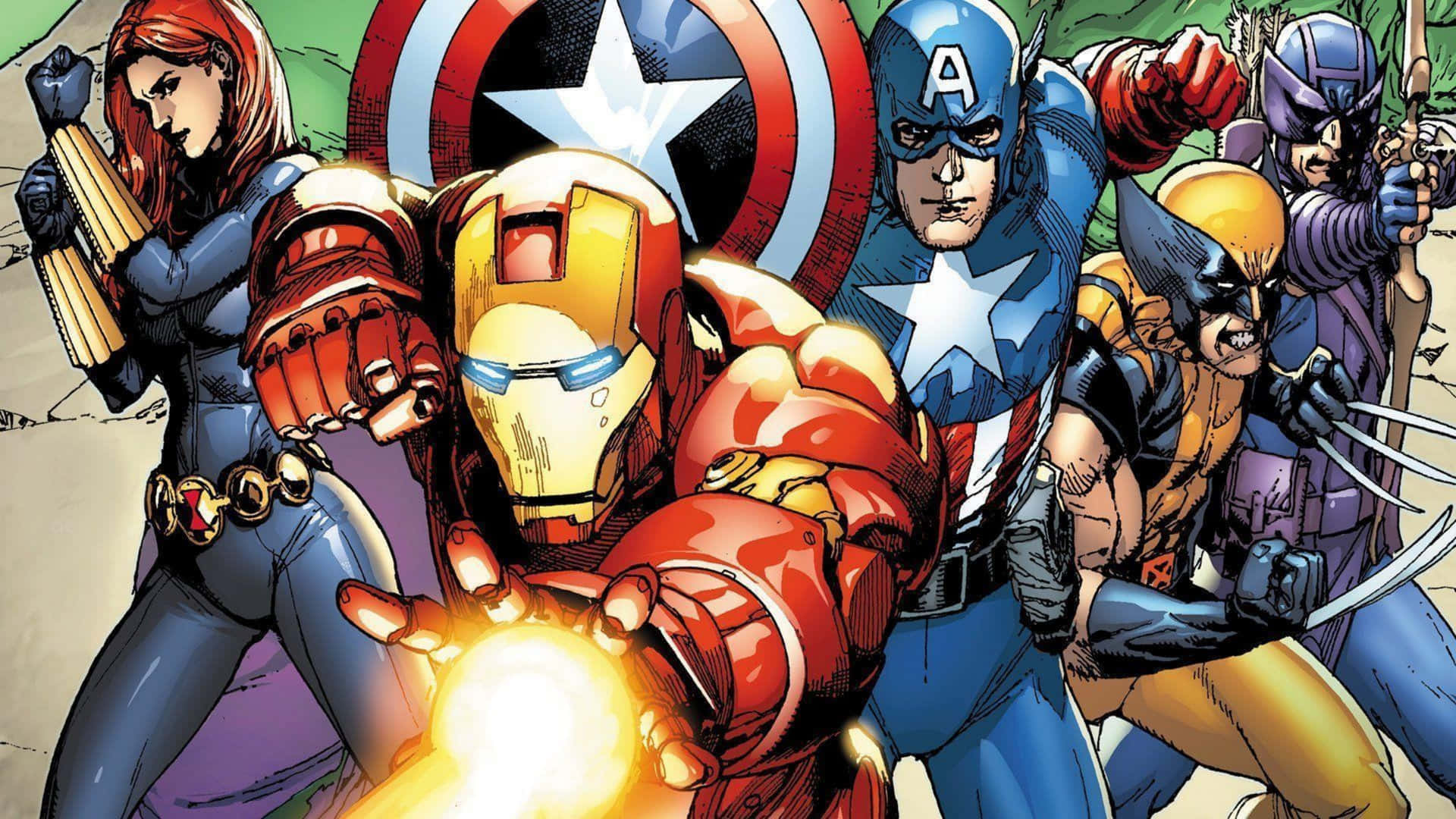 Avengers And X-men Of Marvel Comics 2560x1440 Background