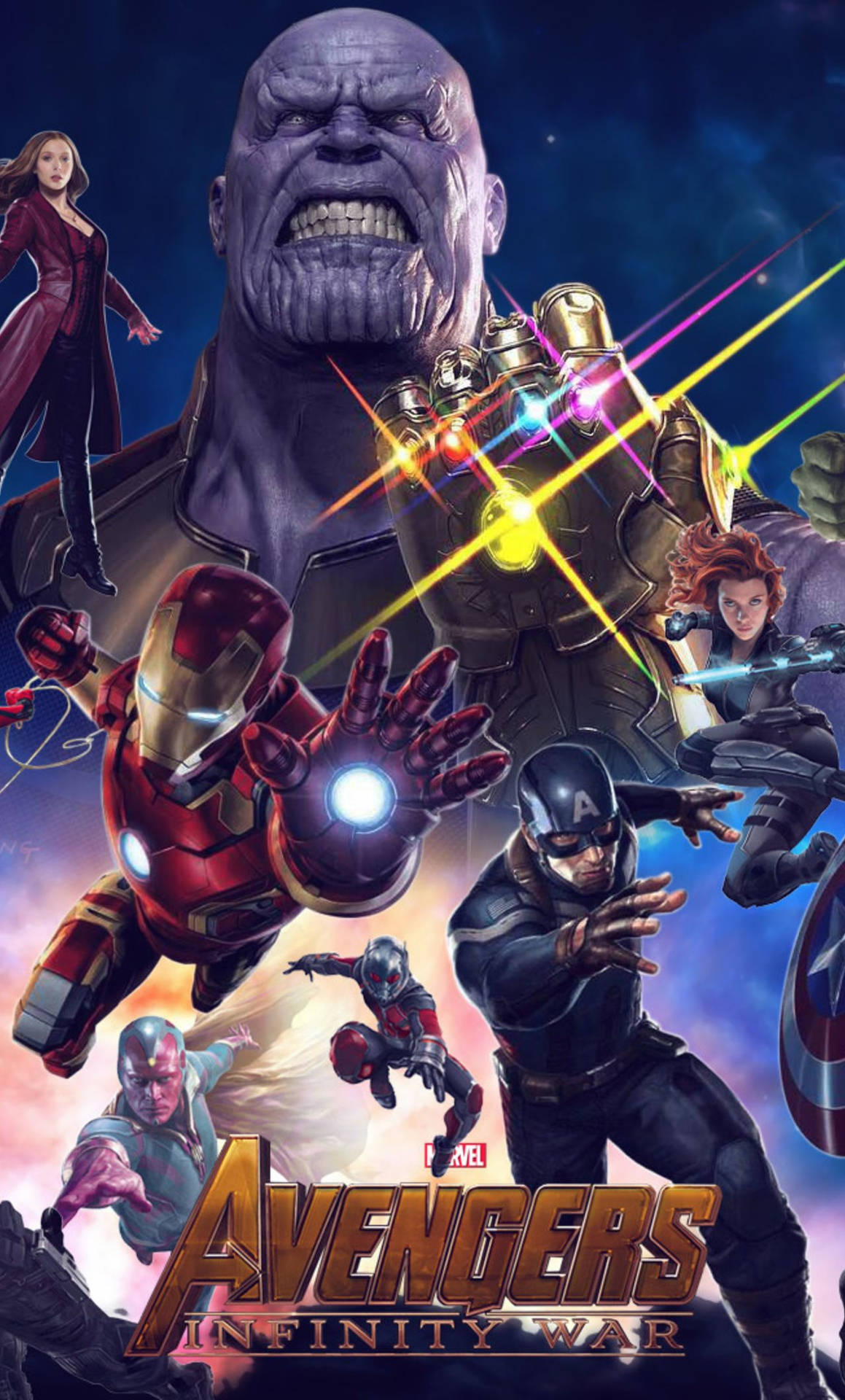 Avengers Android Infinity War Poster Background