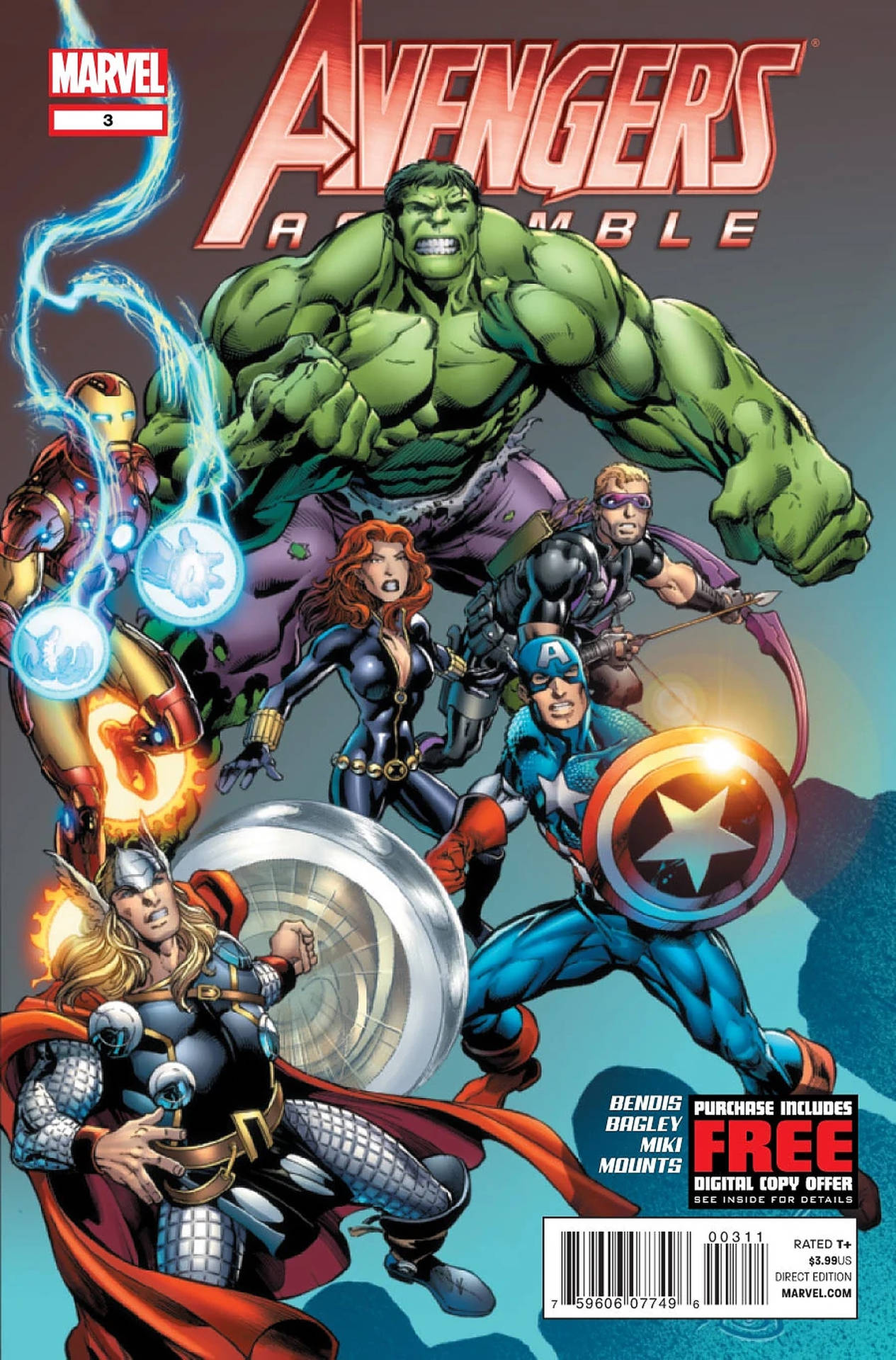 Avengers Assemble Comic Cover Background