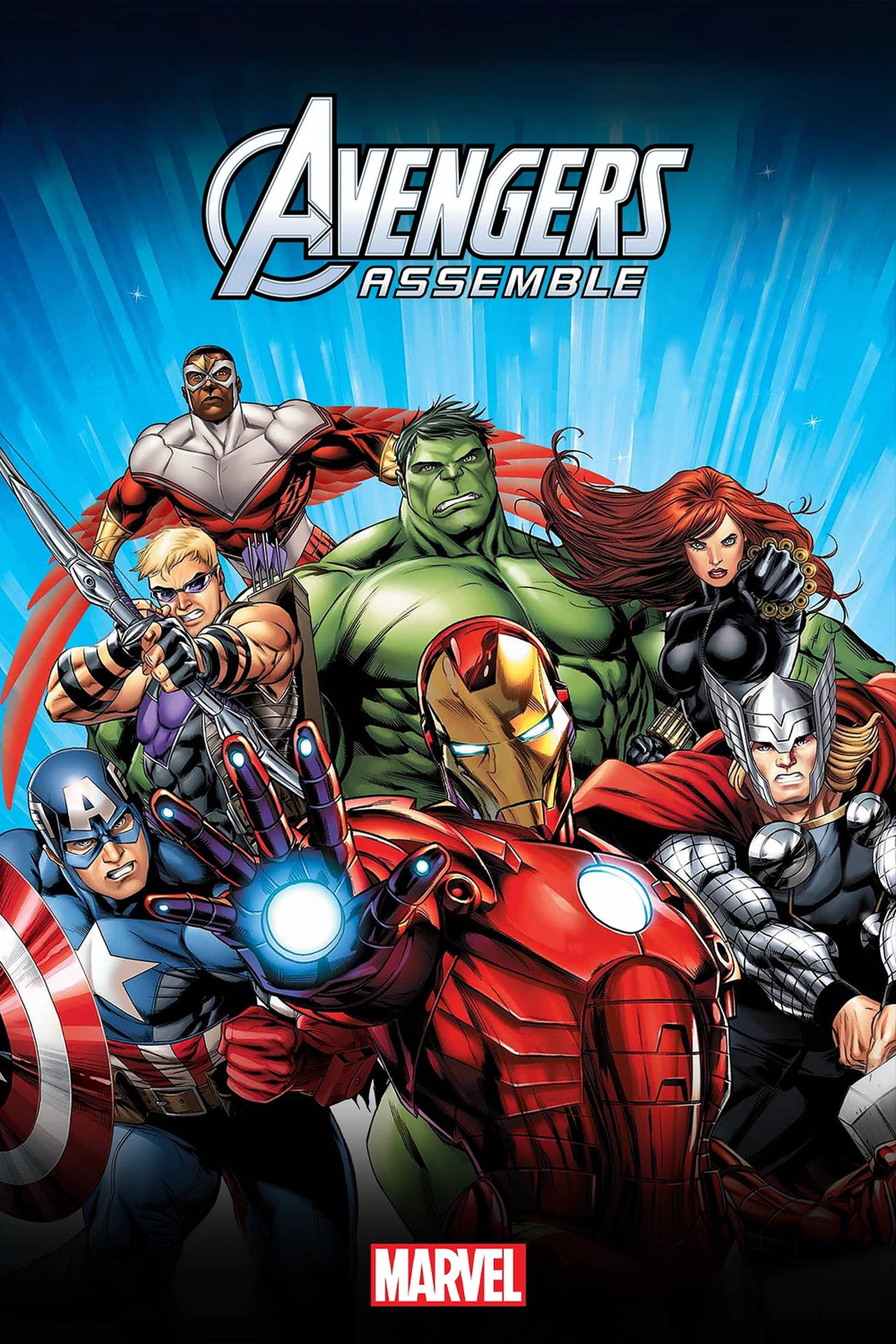 Avengers Assemble Fierce Poster Background