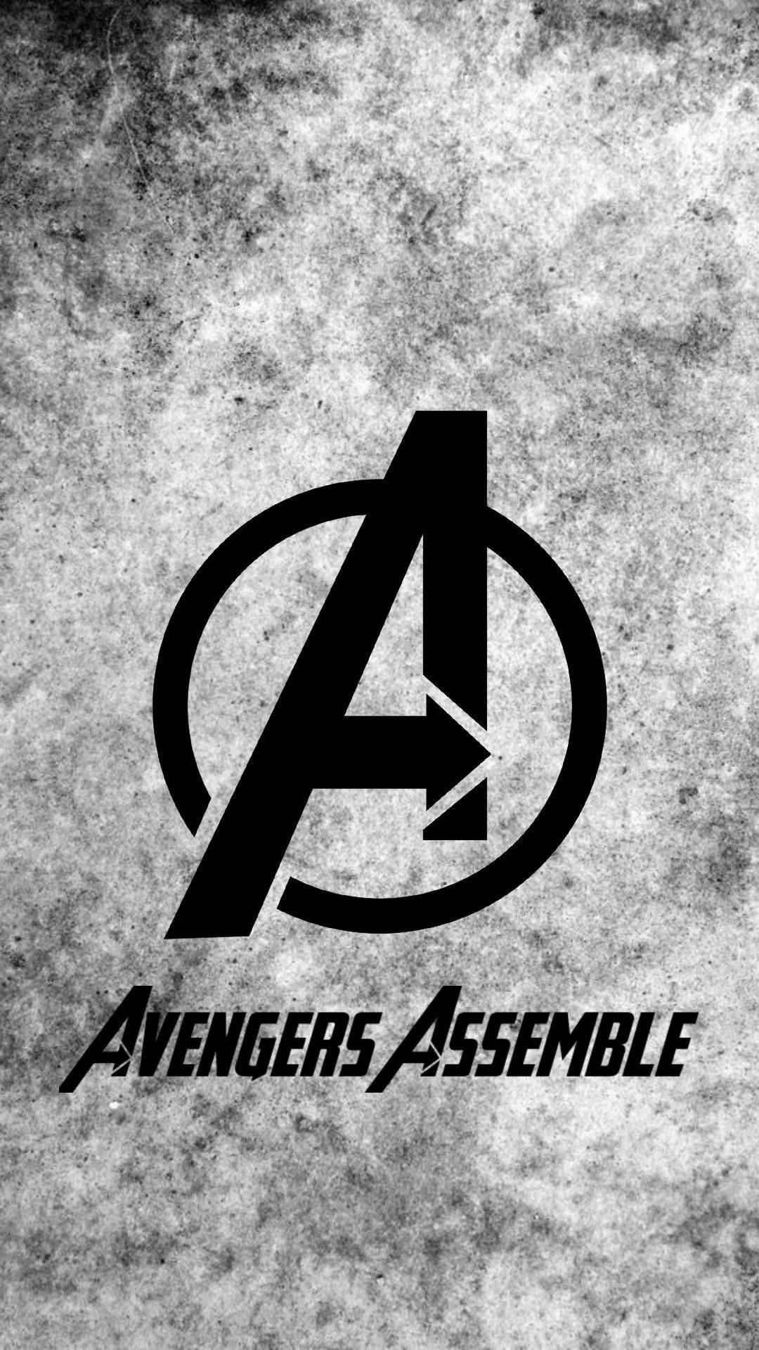 Avengers Assemble Gray Aesthetic Background