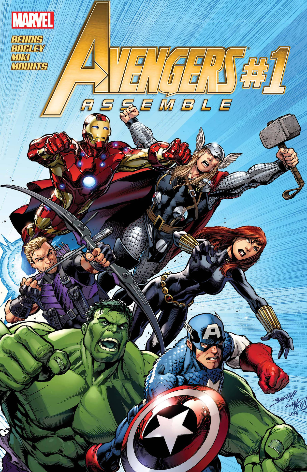Avengers Assemble Iconic Six Background