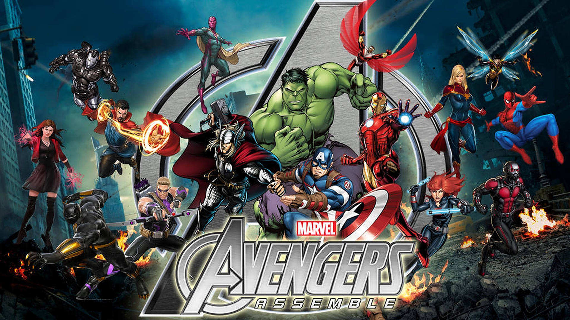Avengers Assemble Background