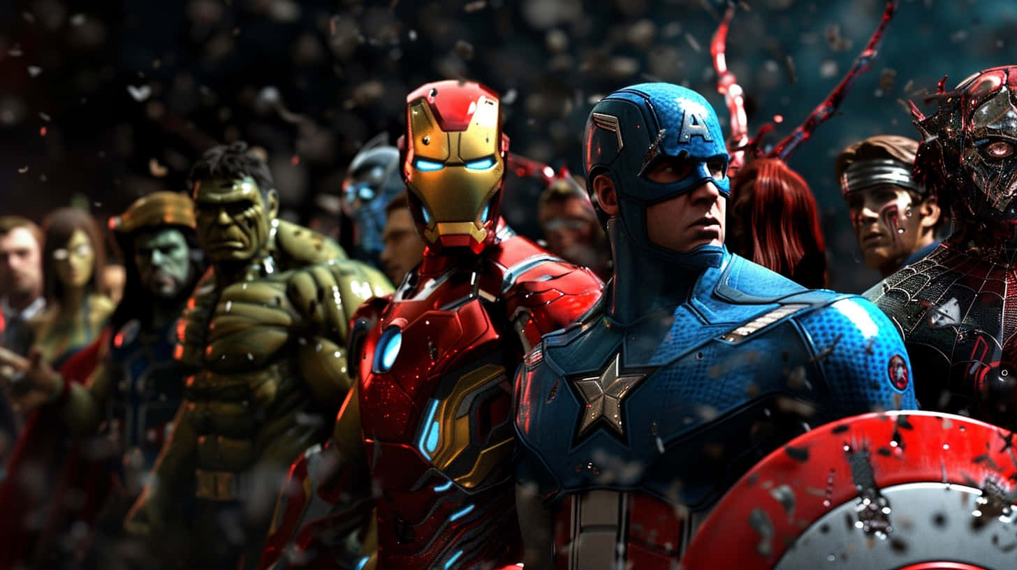 Avengers Assemble3 D Artwork