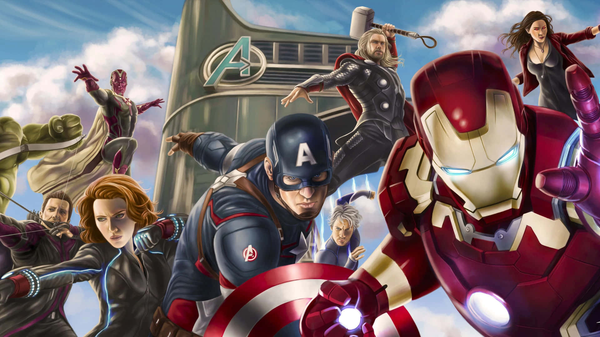 Avengers Assemble4 K Artwork Background