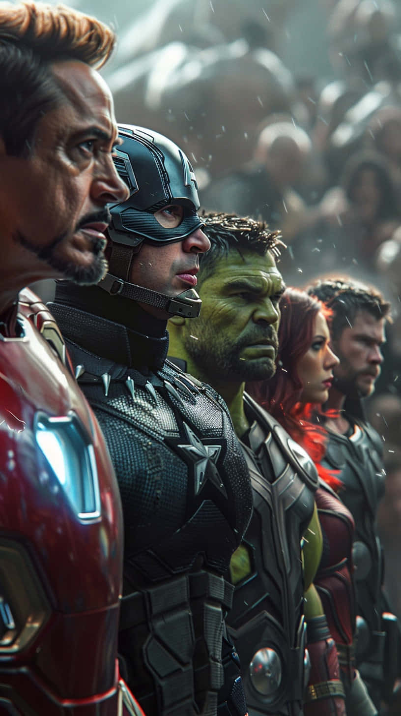 Avengers Assemblein Rain