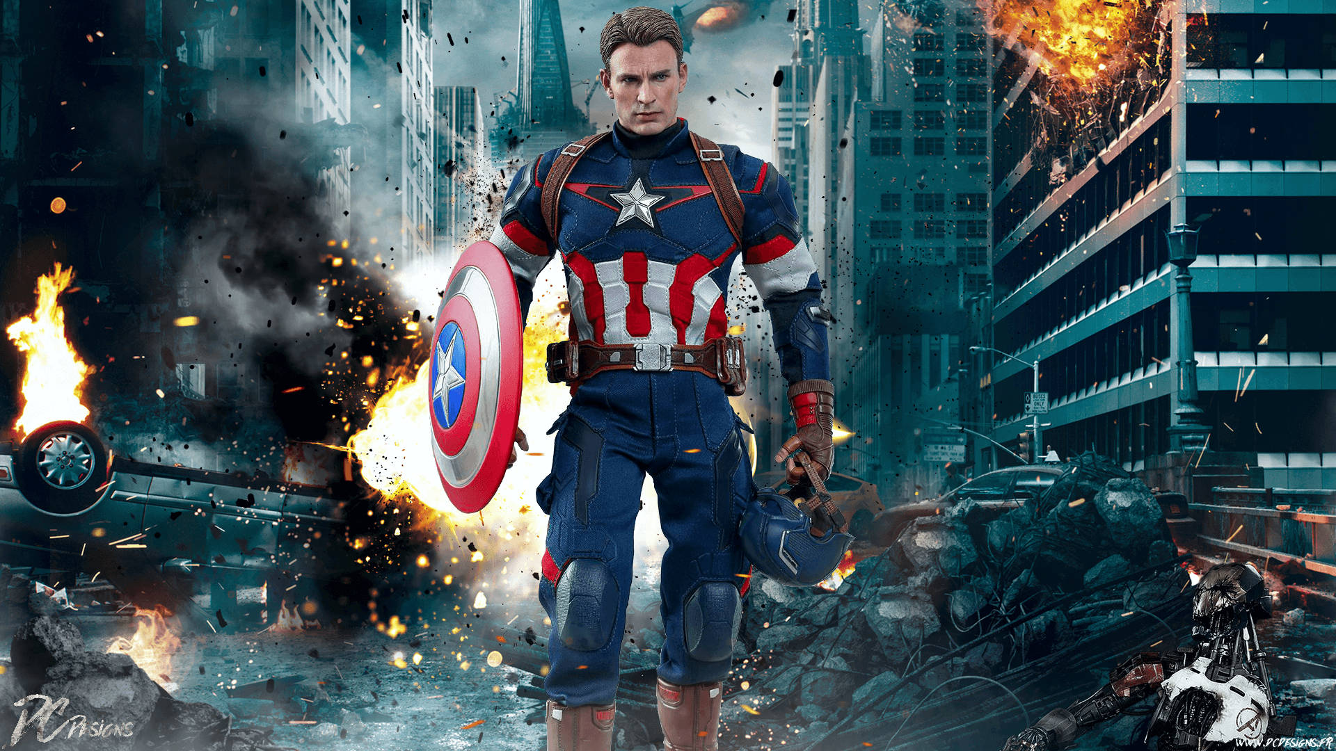 Avengers Captain America Background