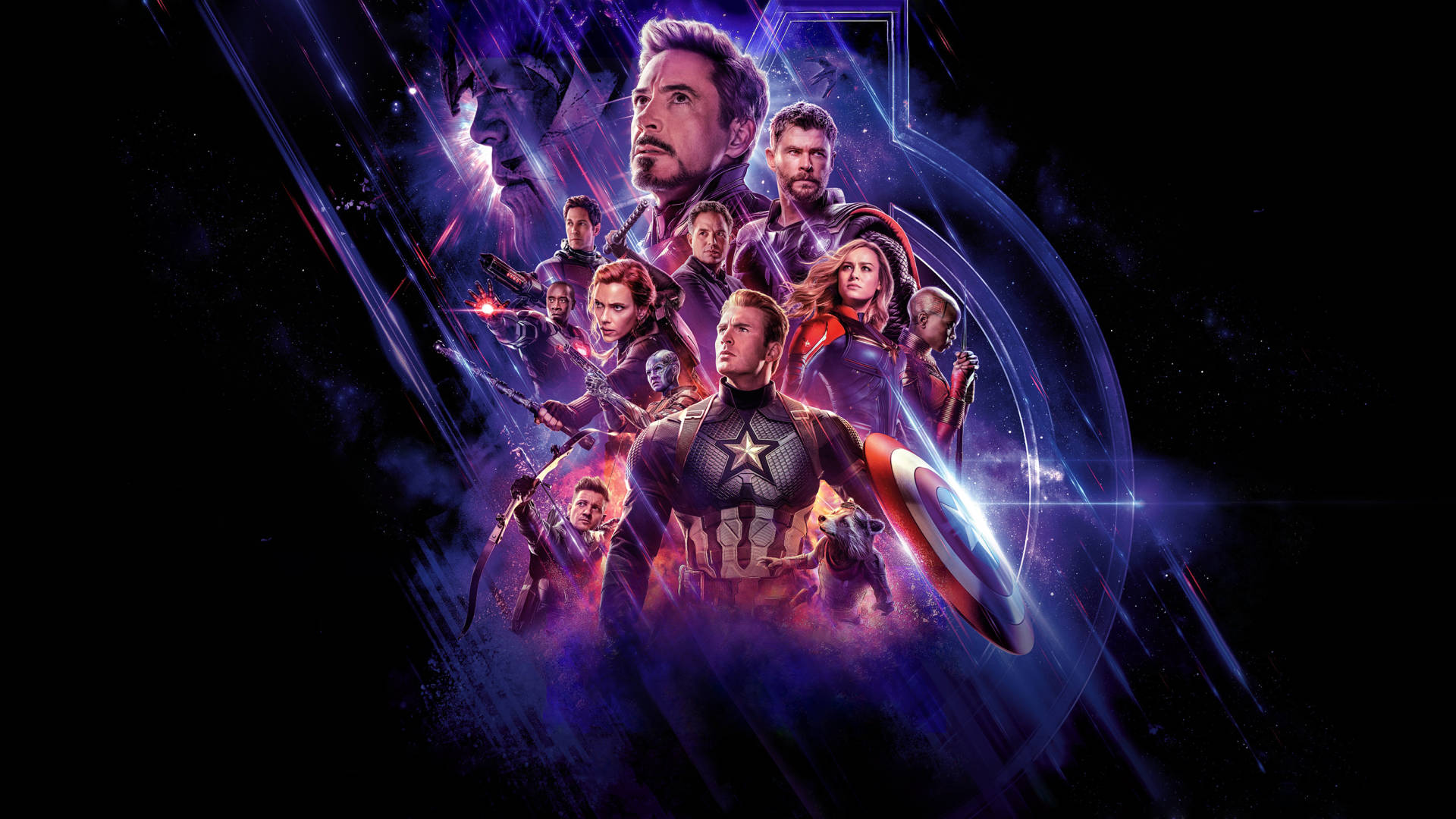 Avengers Endgame Artistic Poster Desktop Background
