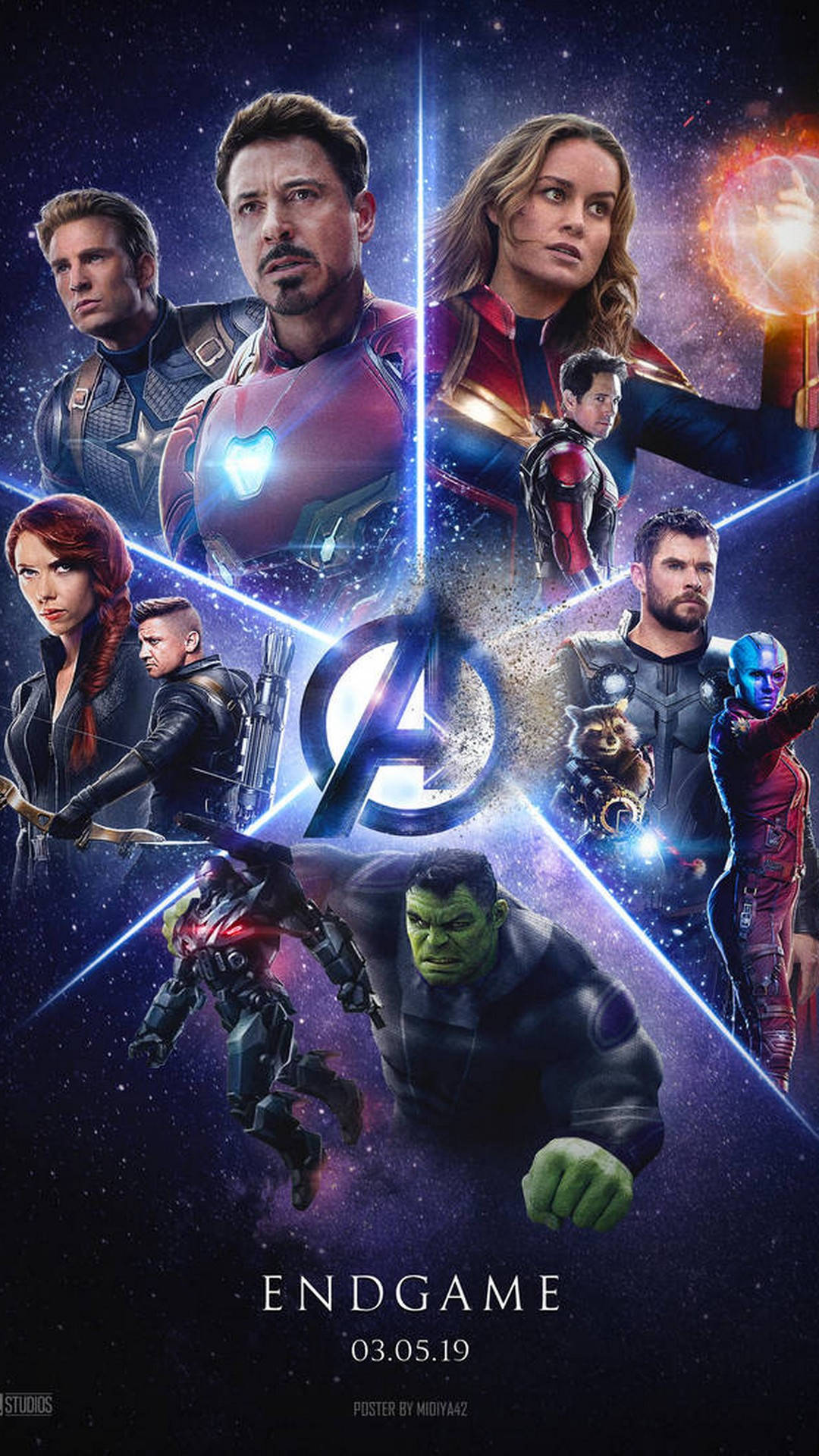 Avengers Endgame Poster Background