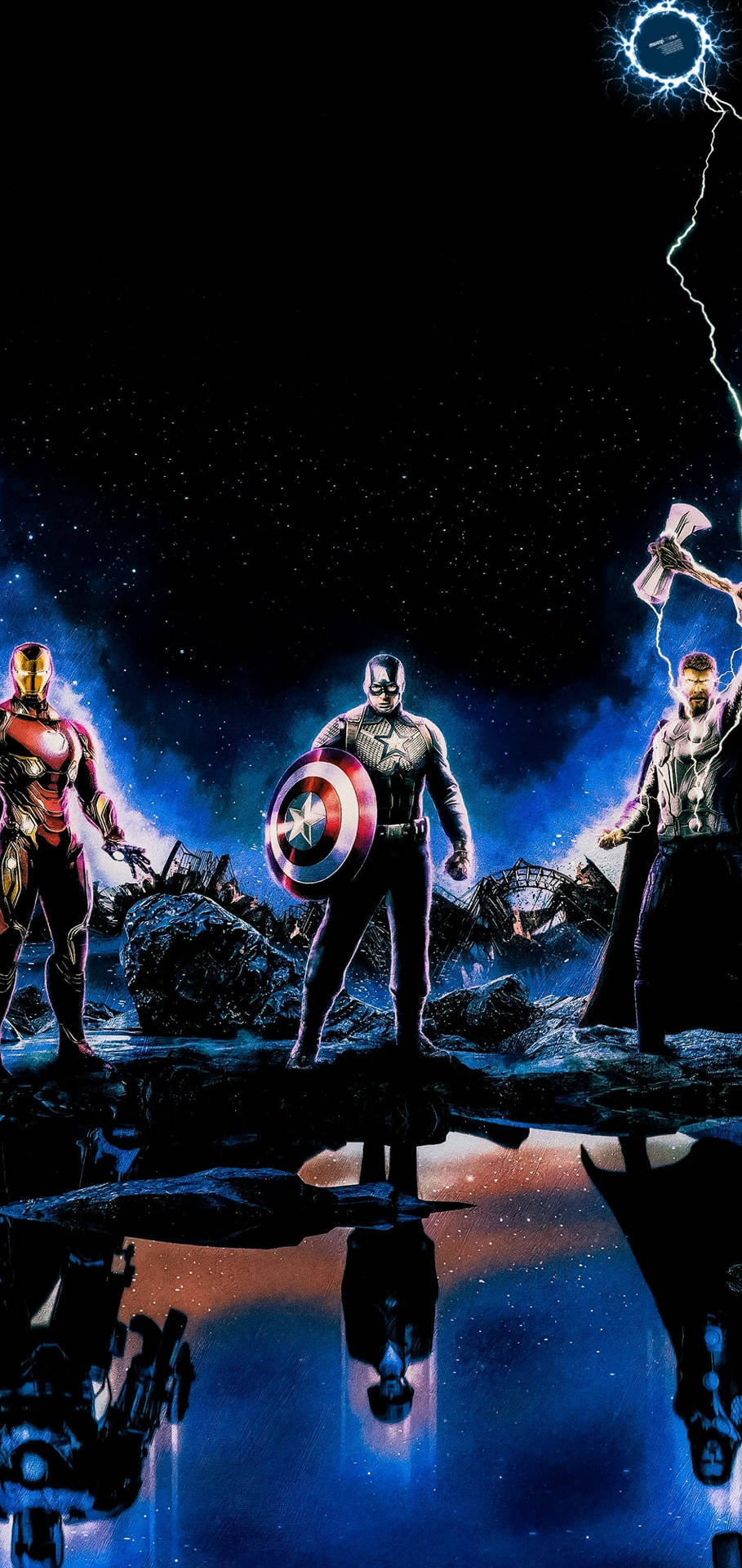 Avengers Galaxy S10 Plus Background